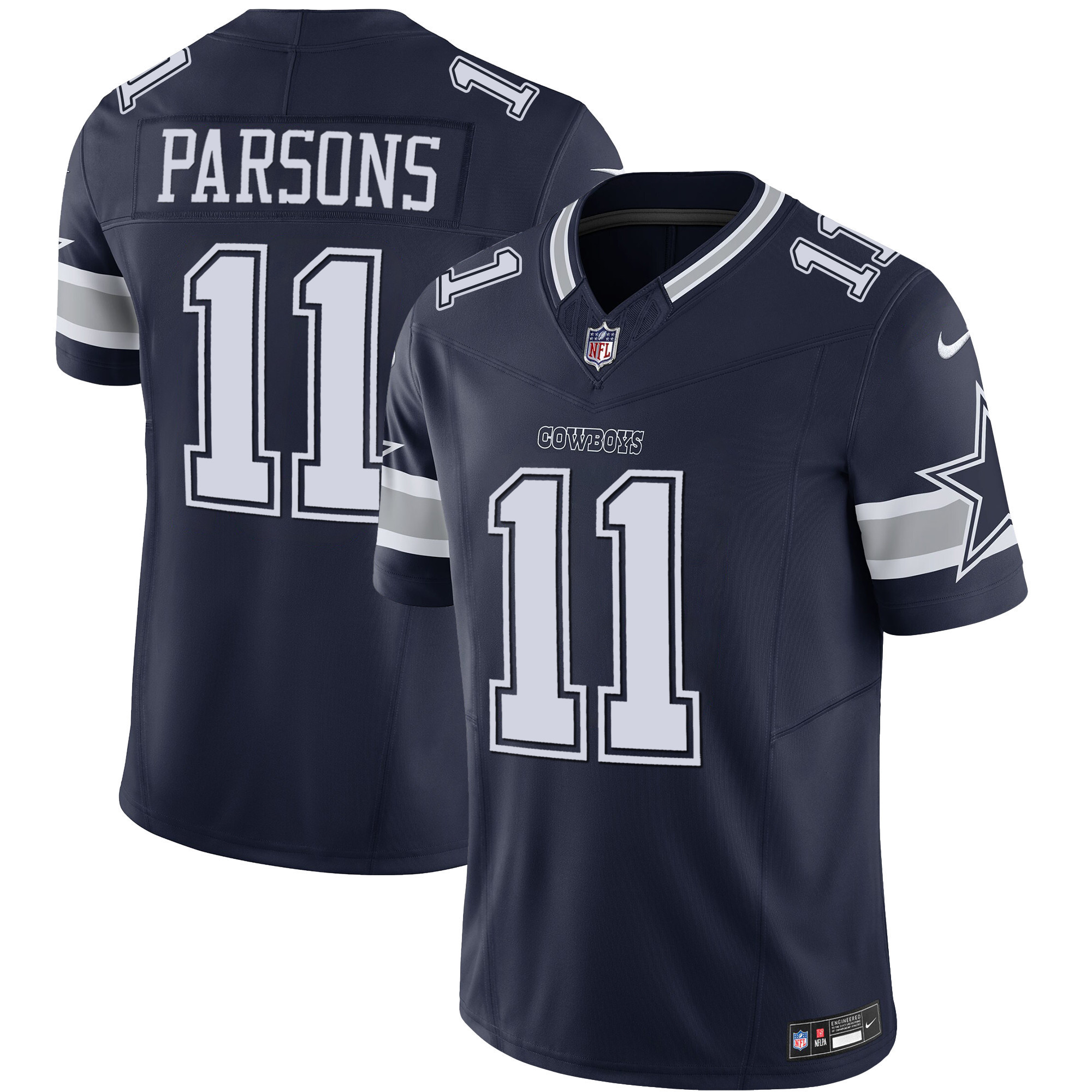 Micah Parsons Men's Dallas Cowboys Vapor Limited Jersey ÃƒÂ¯Ã‚Â¿Ã‚Â½ All Stitched Navy Jersey - All Stitched