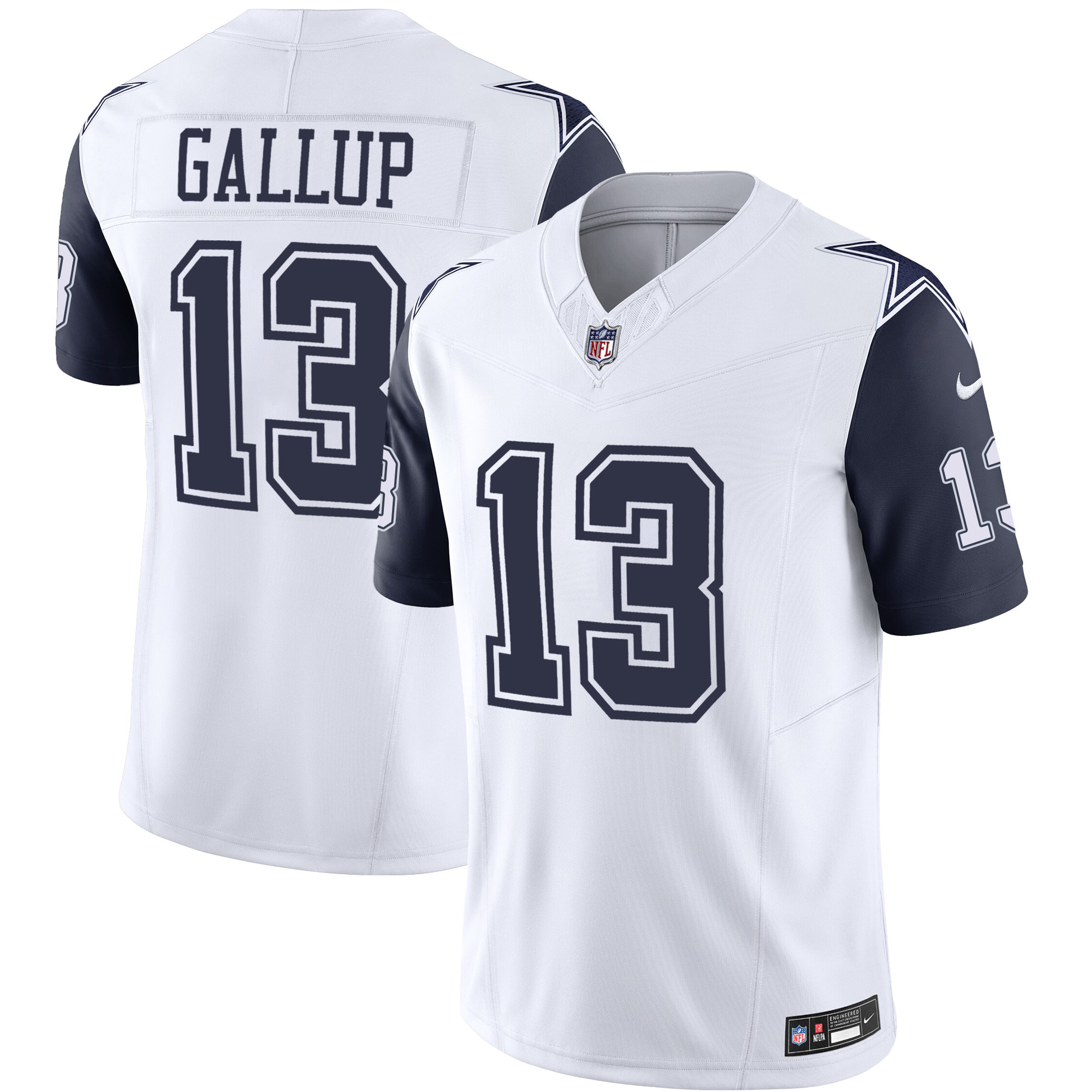 Michael Gallup Men's Dallas Cowboys Vapor Limited Jersey ÃƒÂ¯Ã‚Â¿Ã‚Â½ All Stitched Navy Sleeves Jersey - All Stitched
