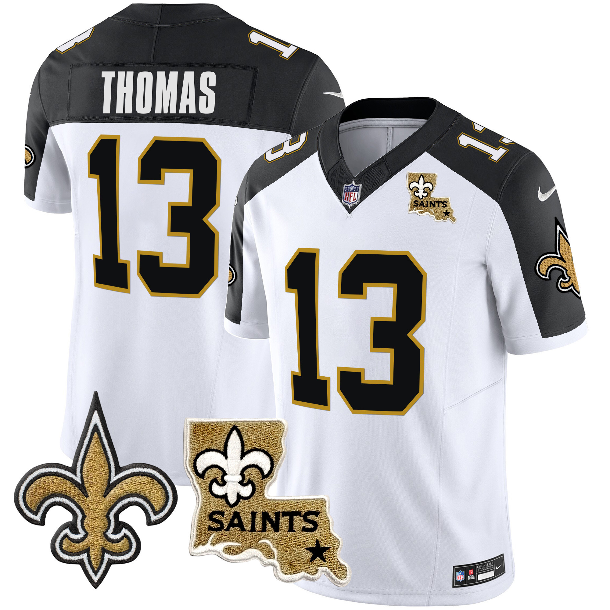 Michael Thomas Men's New Orleans Saints Vapor Limited Inverted Jersey - All Stitched