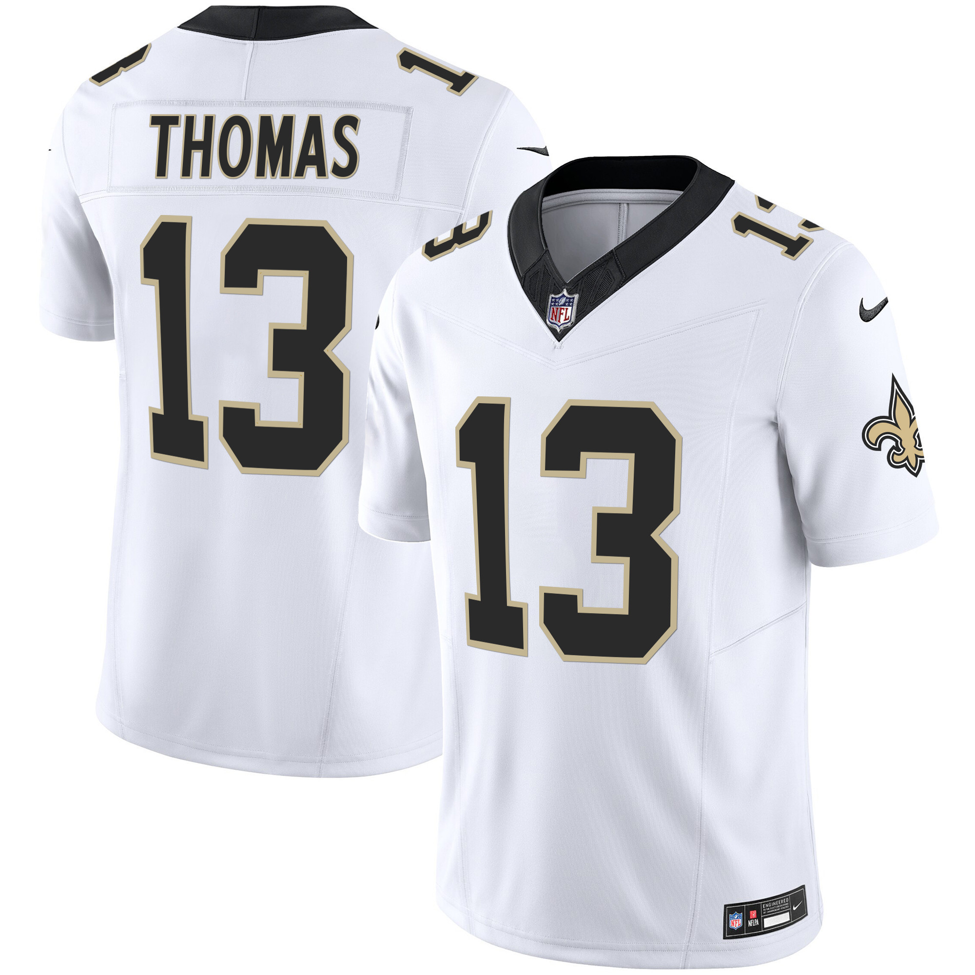 Michael Thomas Men's New Orleans Saints Vapor Limited White Jersey - All Stitched