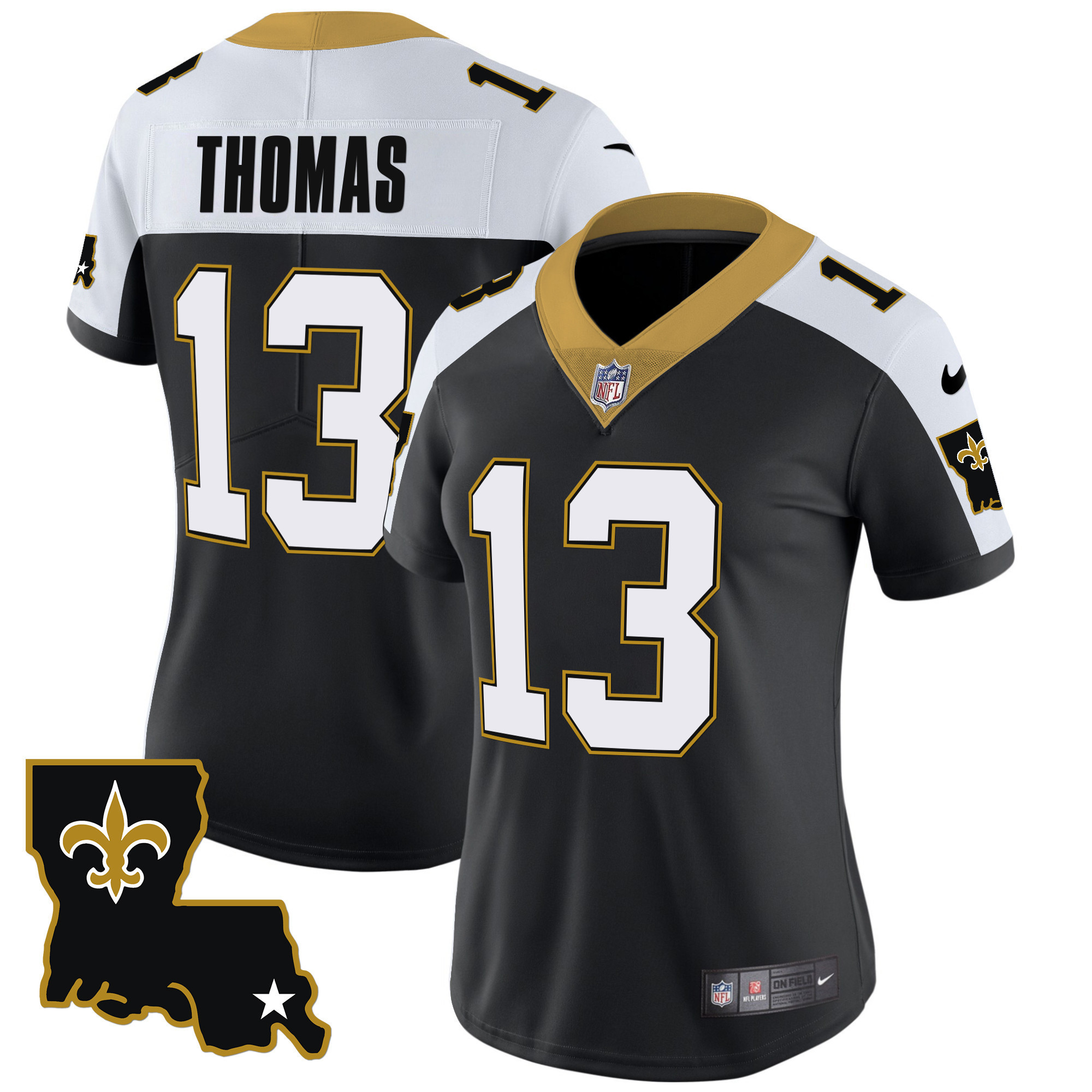 Michael Thomas Women's New Orleans Saints 1987 Legacy Vapor Alternate Jersey - All Stitched