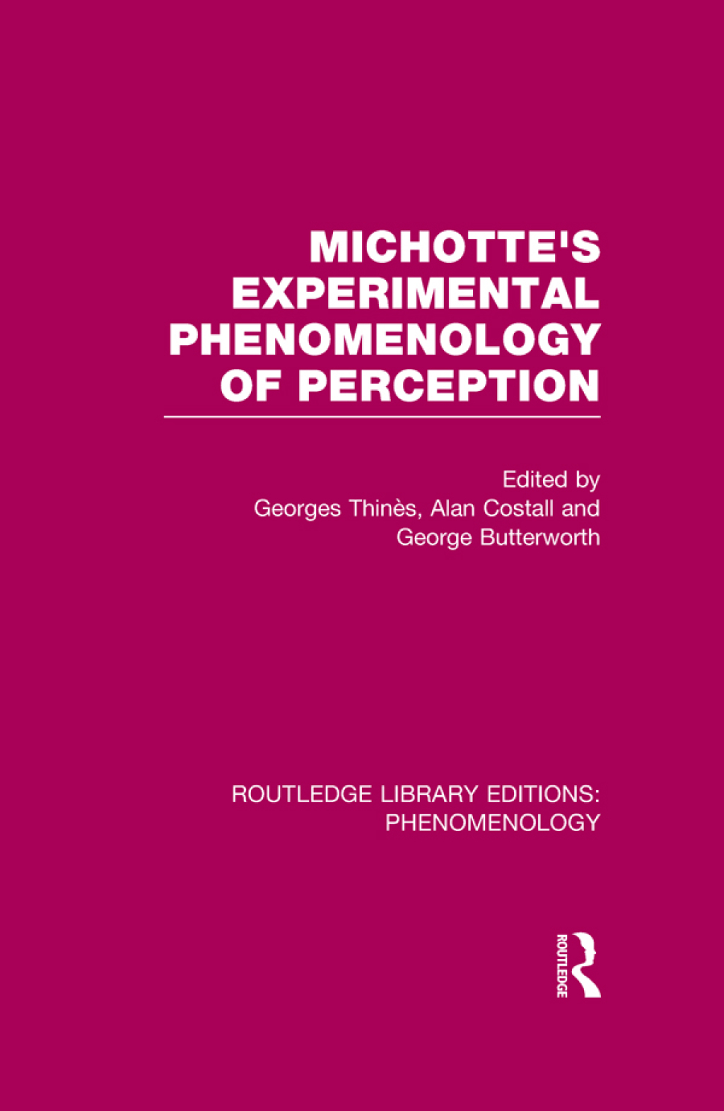 Michotte's Experimental Phenomenology of Perception 1st Edition â€“ PDF/EPUB Version Downloadable