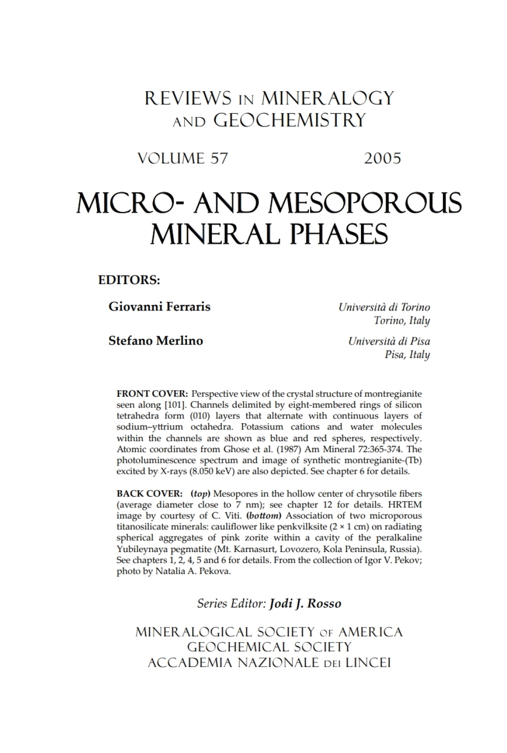 Micro- and Mesoporous Mineral Phases 1st Edition â€“ PDF/EPUB Version Downloadable