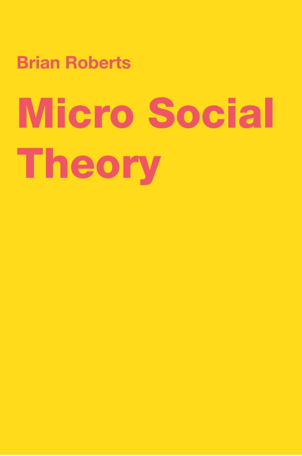 Micro Social Theory 1st Edition â€“ PDF/EPUB Version Downloadable