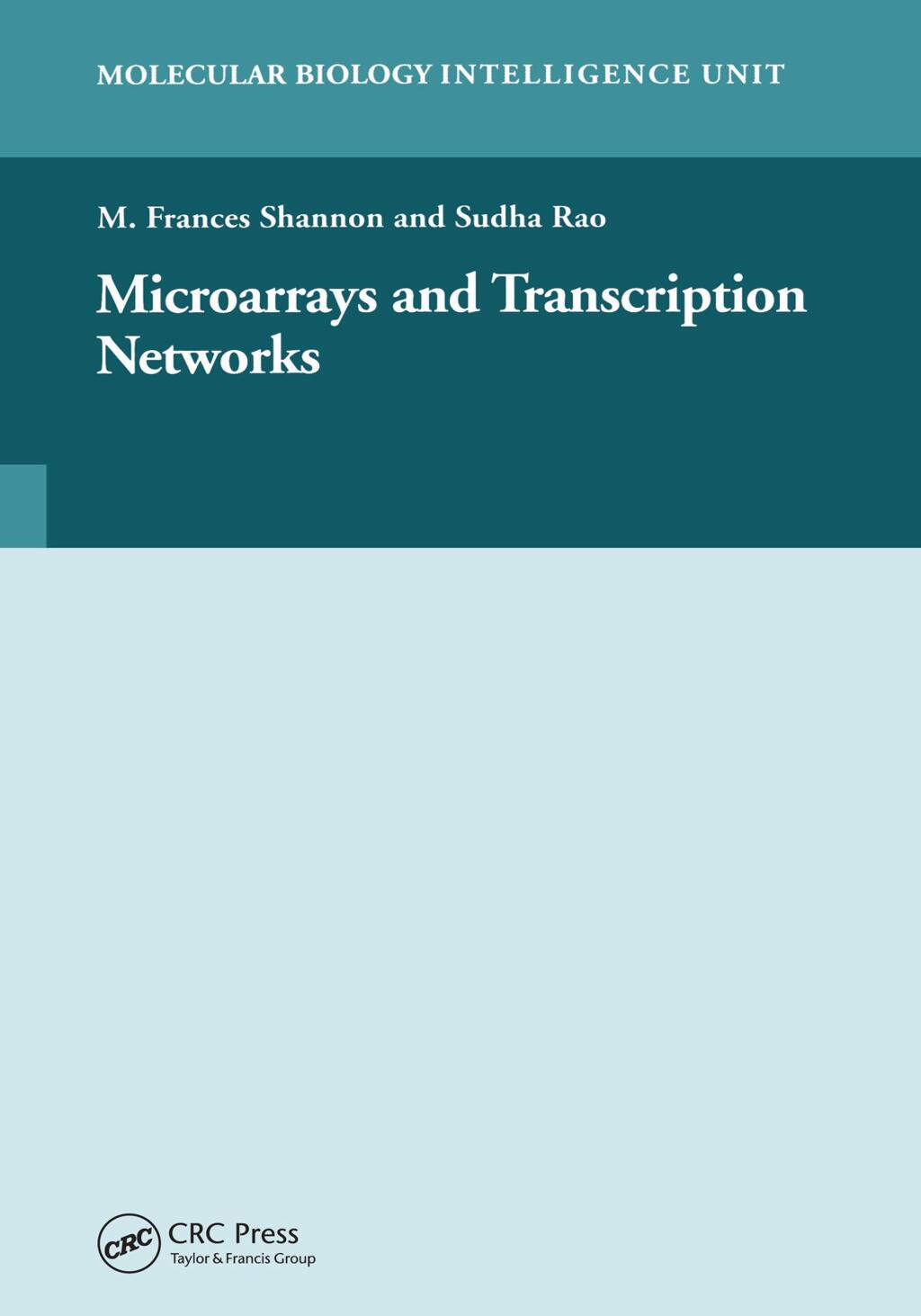 Microarrays and Transcription Networks 1st Edition â€“ PDF/EPUB Version Downloadable
