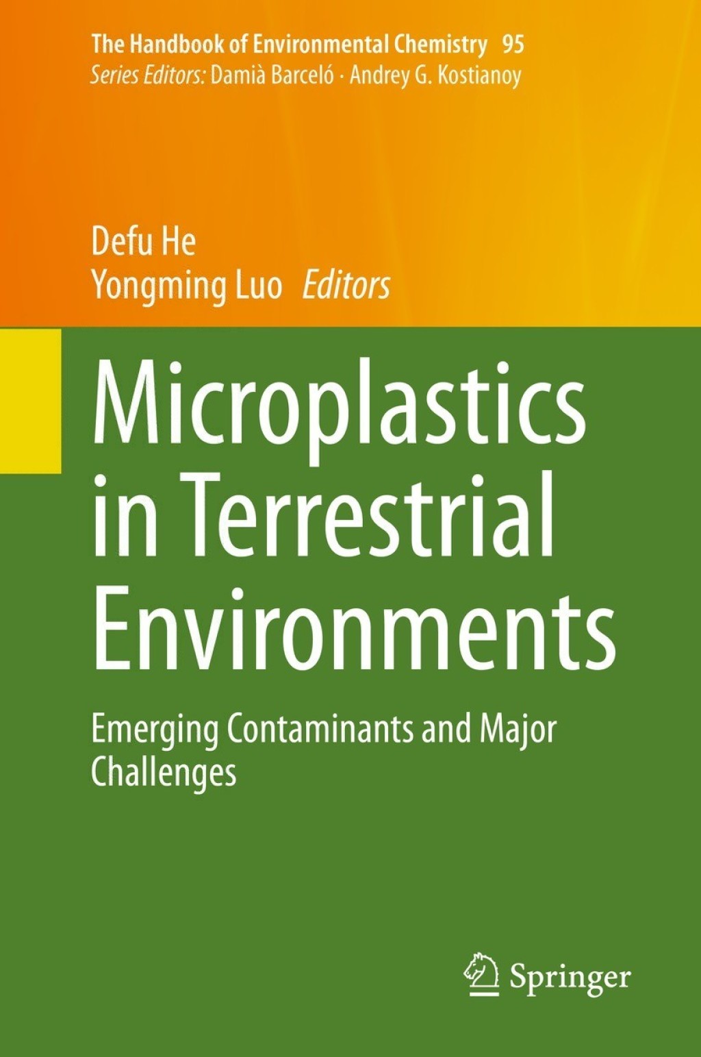 Microplastics in Terrestrial Environments Emerging Contaminants and Major Challenges 1st Edition â€“ PDF/EPUB Version Downloadable