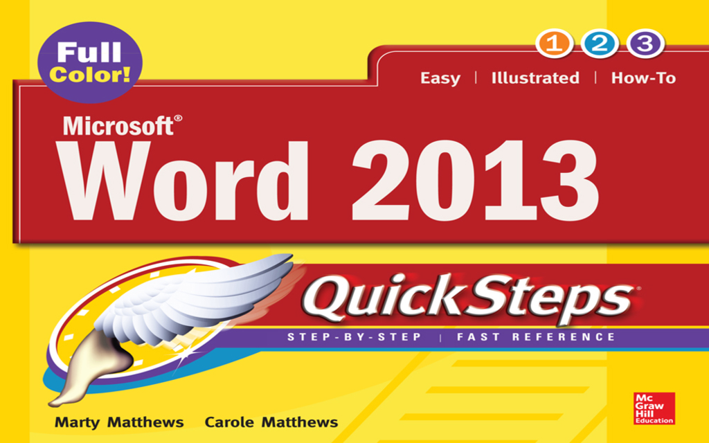 MicrosoftÂ® Word 2013 QuickSteps 3rd Edition - (PDF/EPUB Version)
