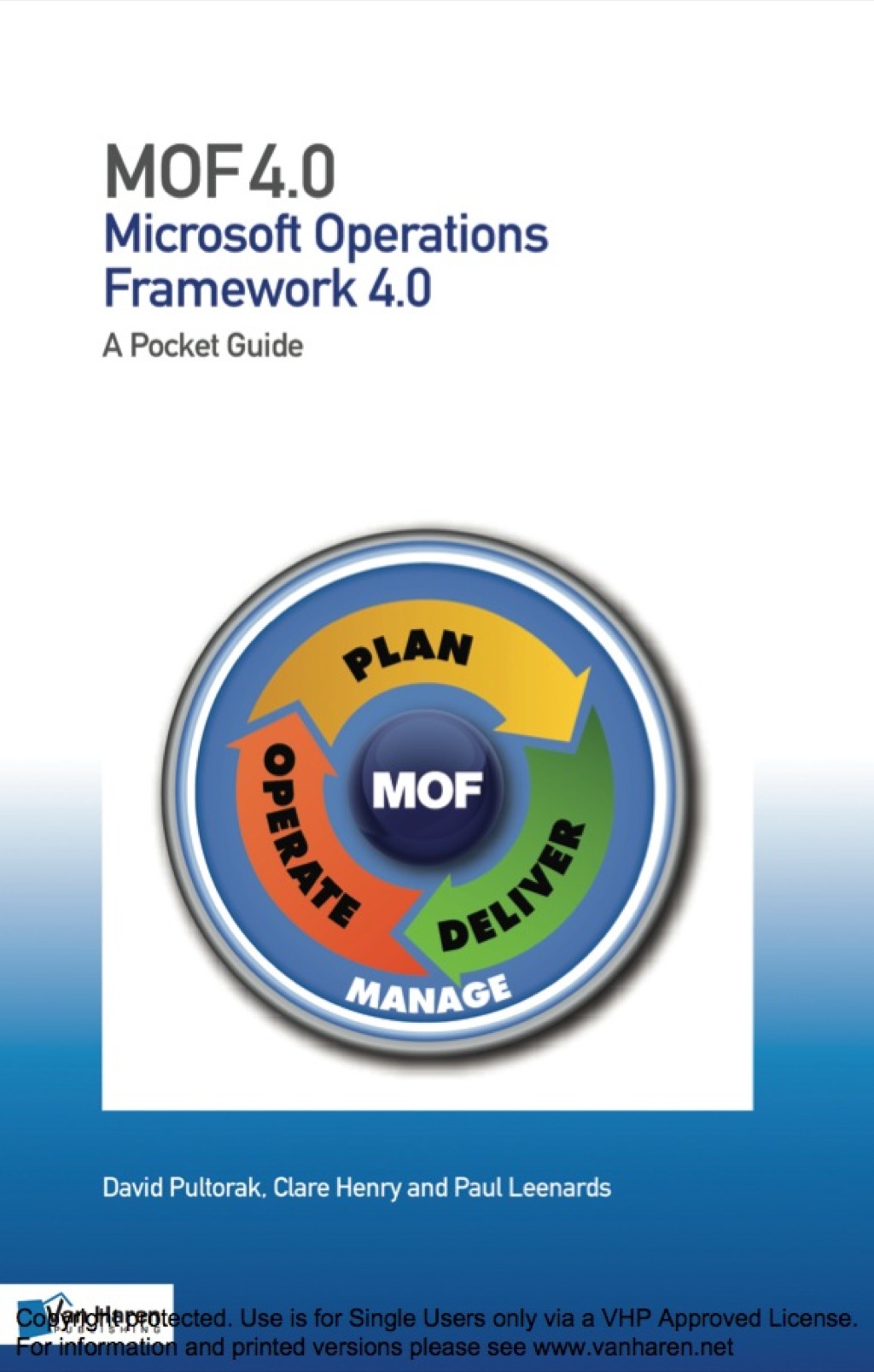 Microsoft Operations Framework 4.0 - (PDF/EPUB Version)