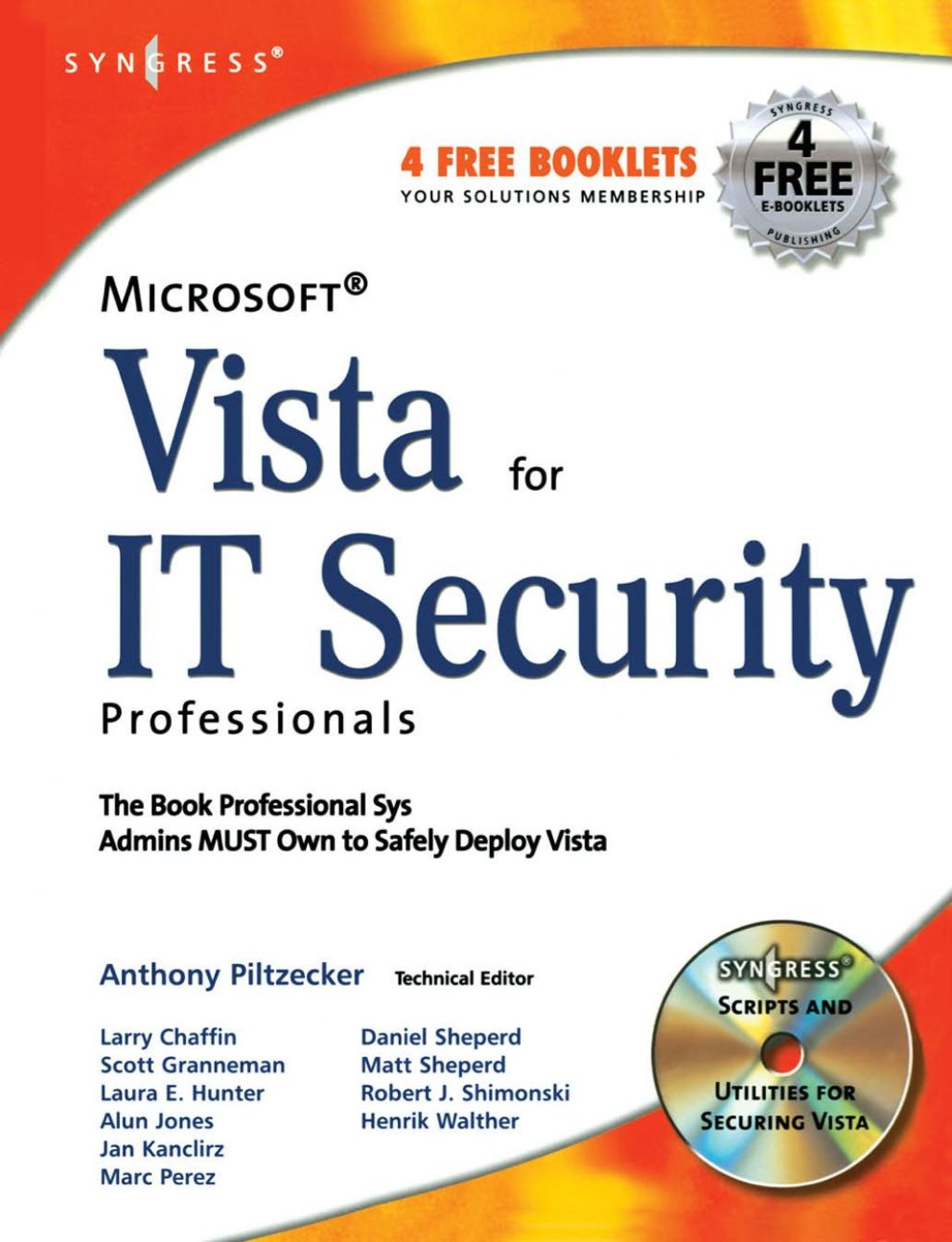 Microsoft Vista for IT Security Professionals  â€“ PDF/EPUB Version Downloadable