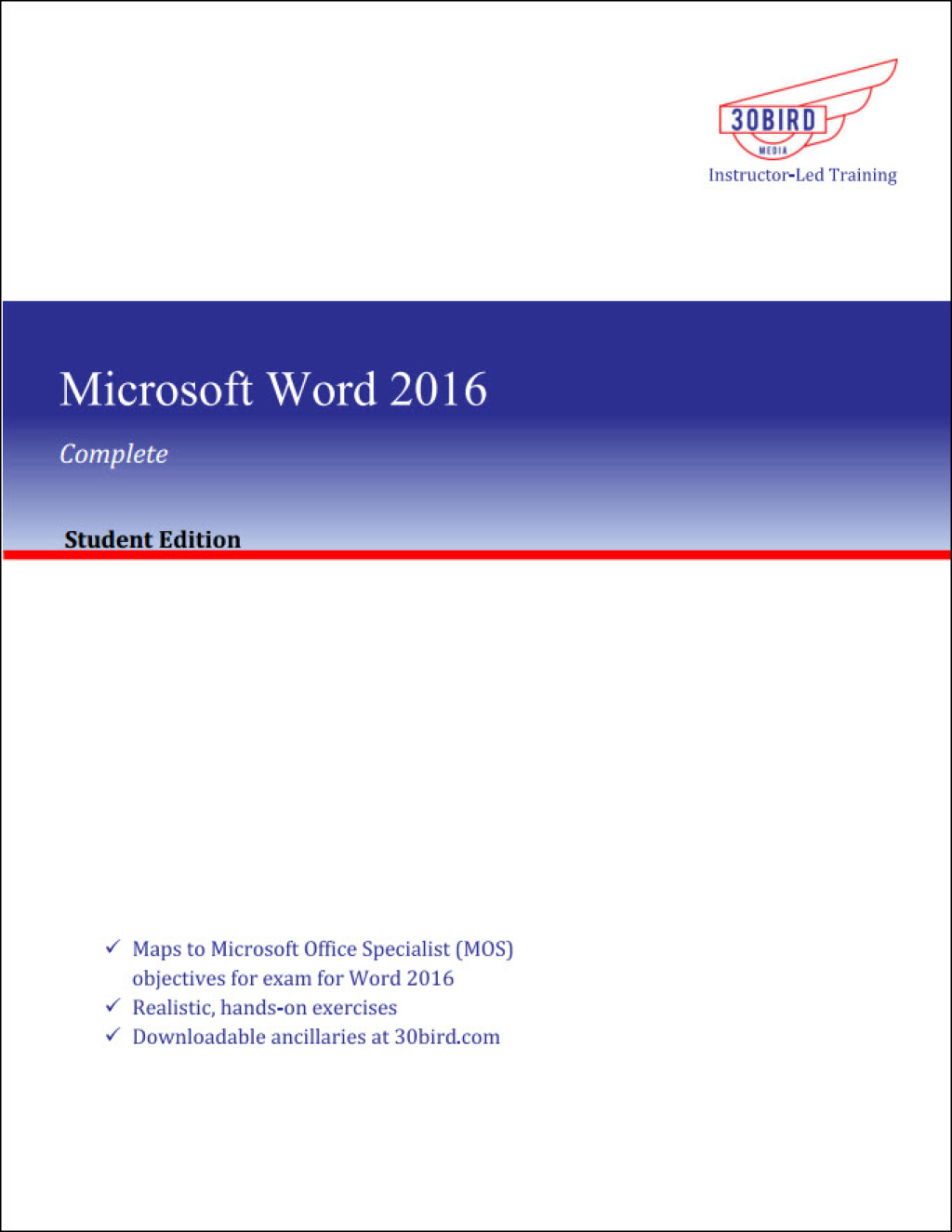 Microsoft Word 2016 Complete (Student Edition) 1st Edition â€“ PDF/EPUB Version Downloadable