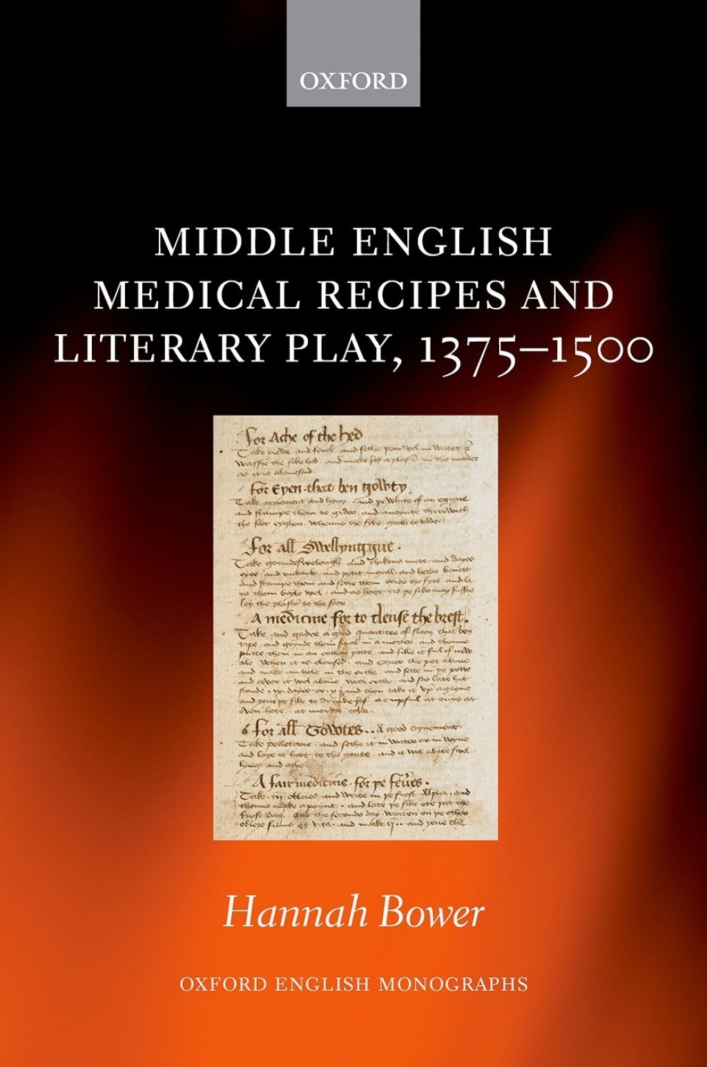 Middle English Medical Recipes and Literary Play, 1375-1500  â€“ PDF/EPUB Version Downloadable