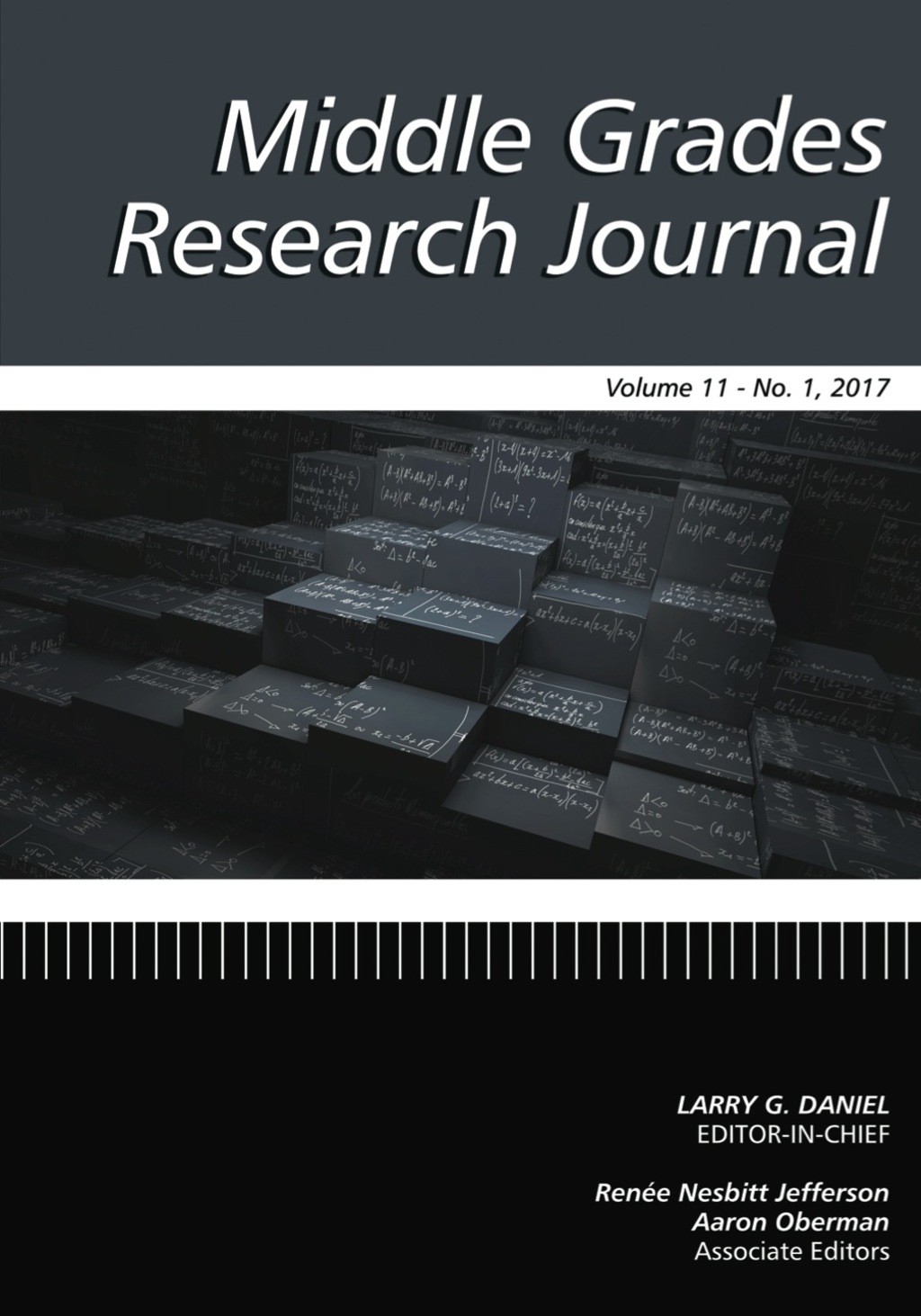 Middle Grades Research Journal Issue: Volume 11 #1  â€“ PDF/EPUB Version Downloadable
