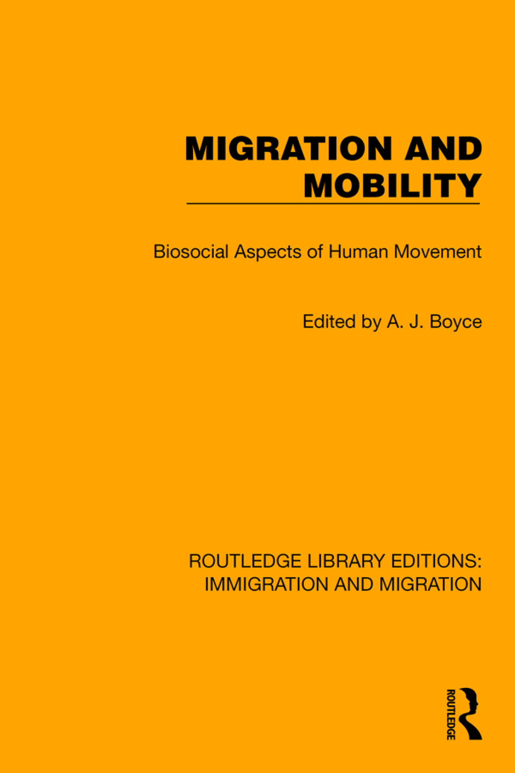 Migration and Mobility Biosocial Aspects of Human Movement 1st Edition â€“ PDF/EPUB Version Downloadable