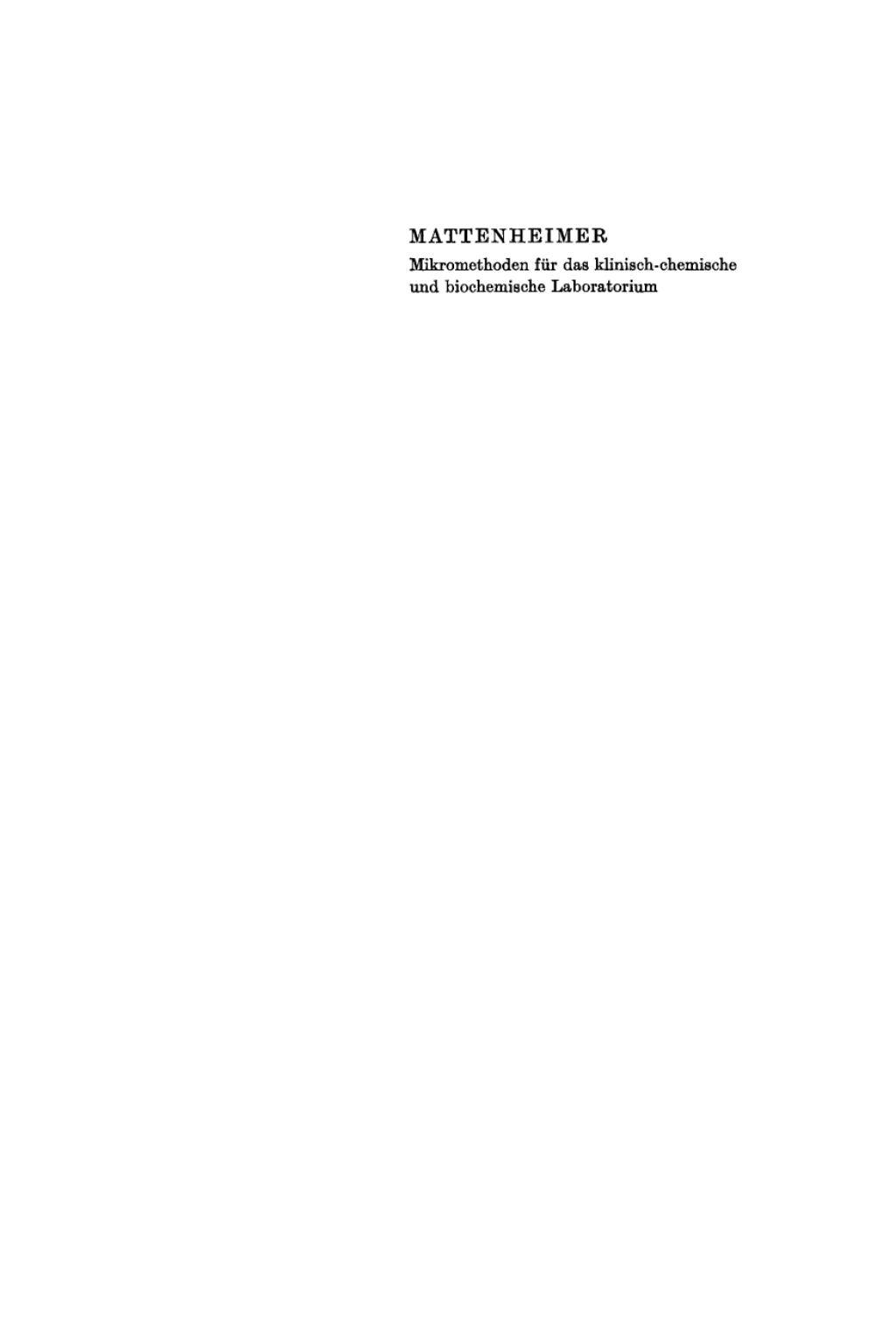 Mikromethoden fÃ¼r das klinisch-chemische und biochemische Laboratorium 1st Edition â€“ PDF/EPUB Version Downloadable