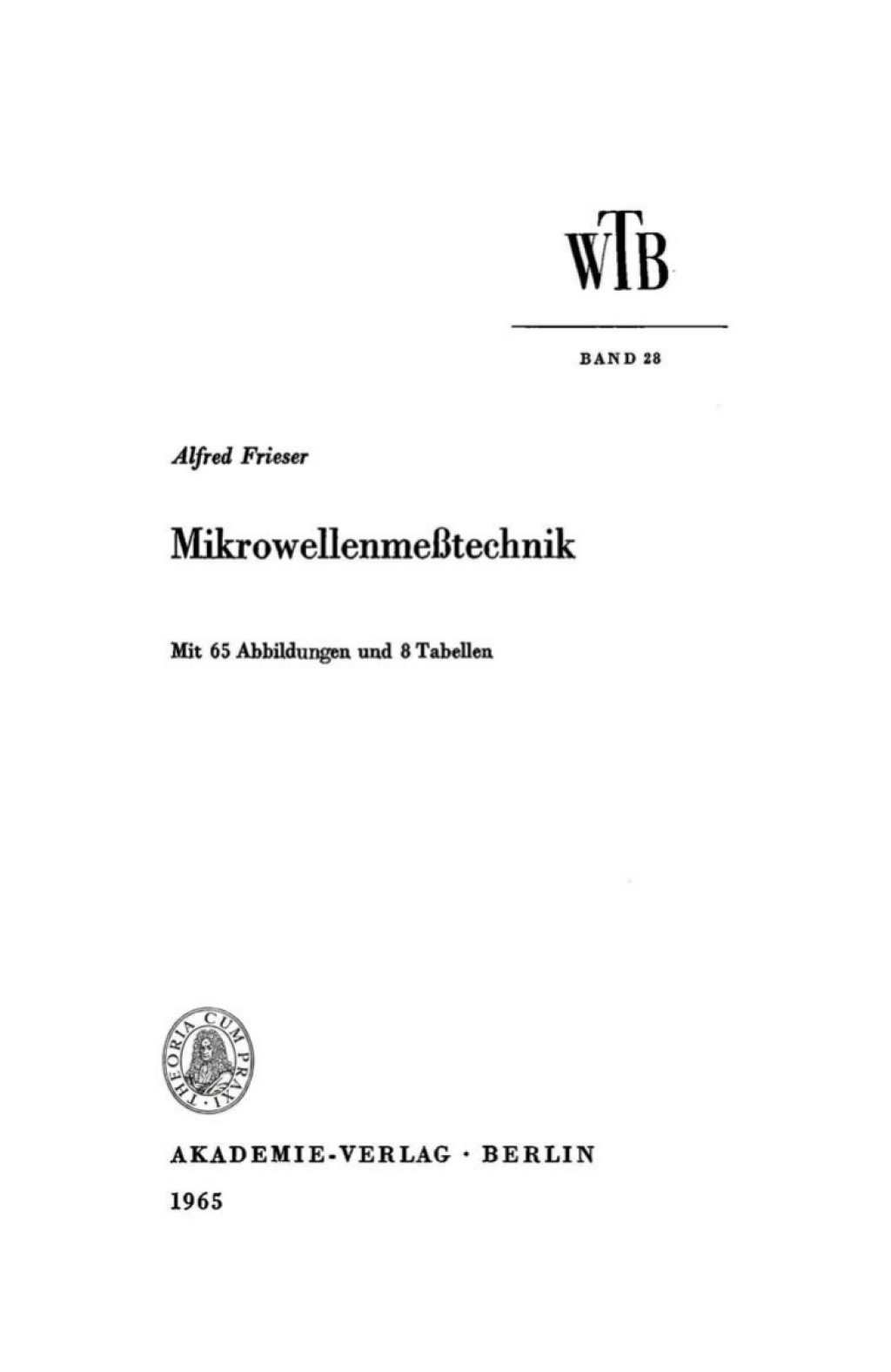 MikrowellenmeÃŸtechnik 1st Edition â€“ PDF/EPUB Version Downloadable