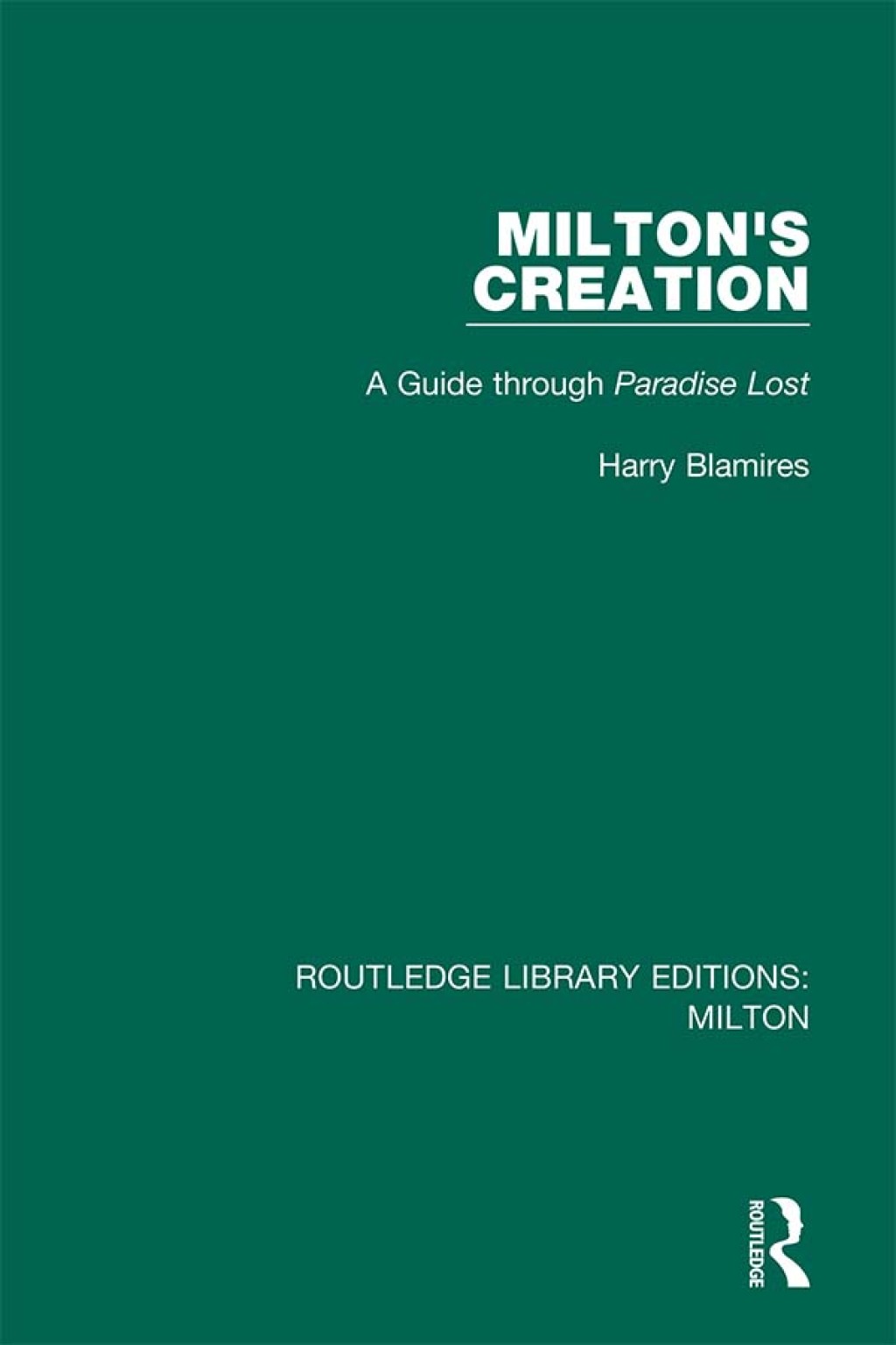 Milton's Creation A Guide through Paradise Lost 1st Edition â€“ PDF/EPUB Version Downloadable