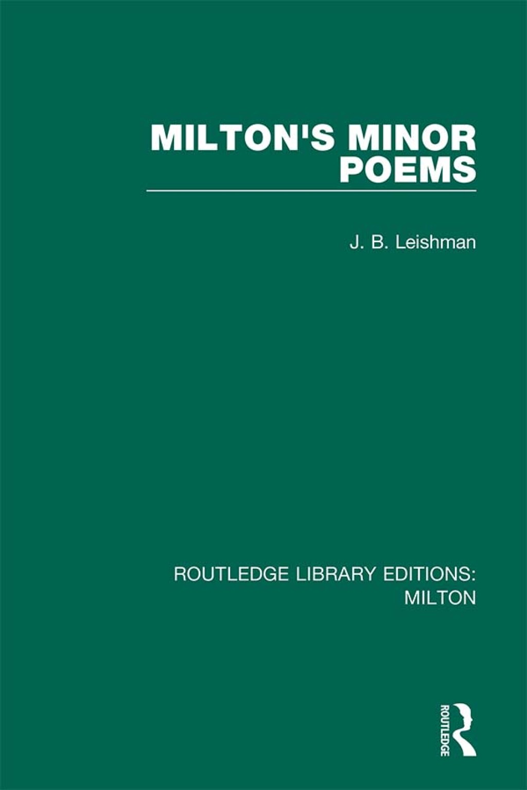 Milton's Minor Poems 1st Edition â€“ PDF/EPUB Version Downloadable