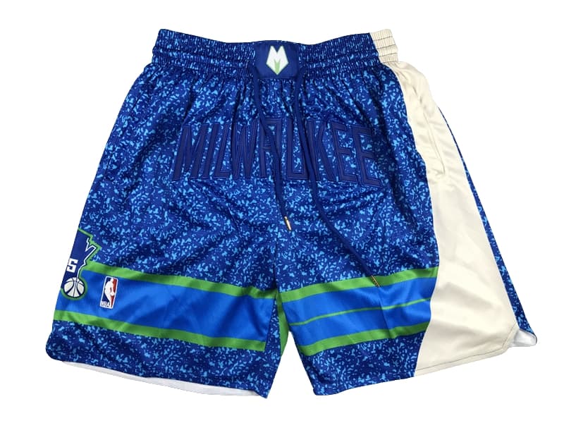 Milwaukee Bucks 2023-24 Royal City Edition Shorts - Basketball Shorts Store