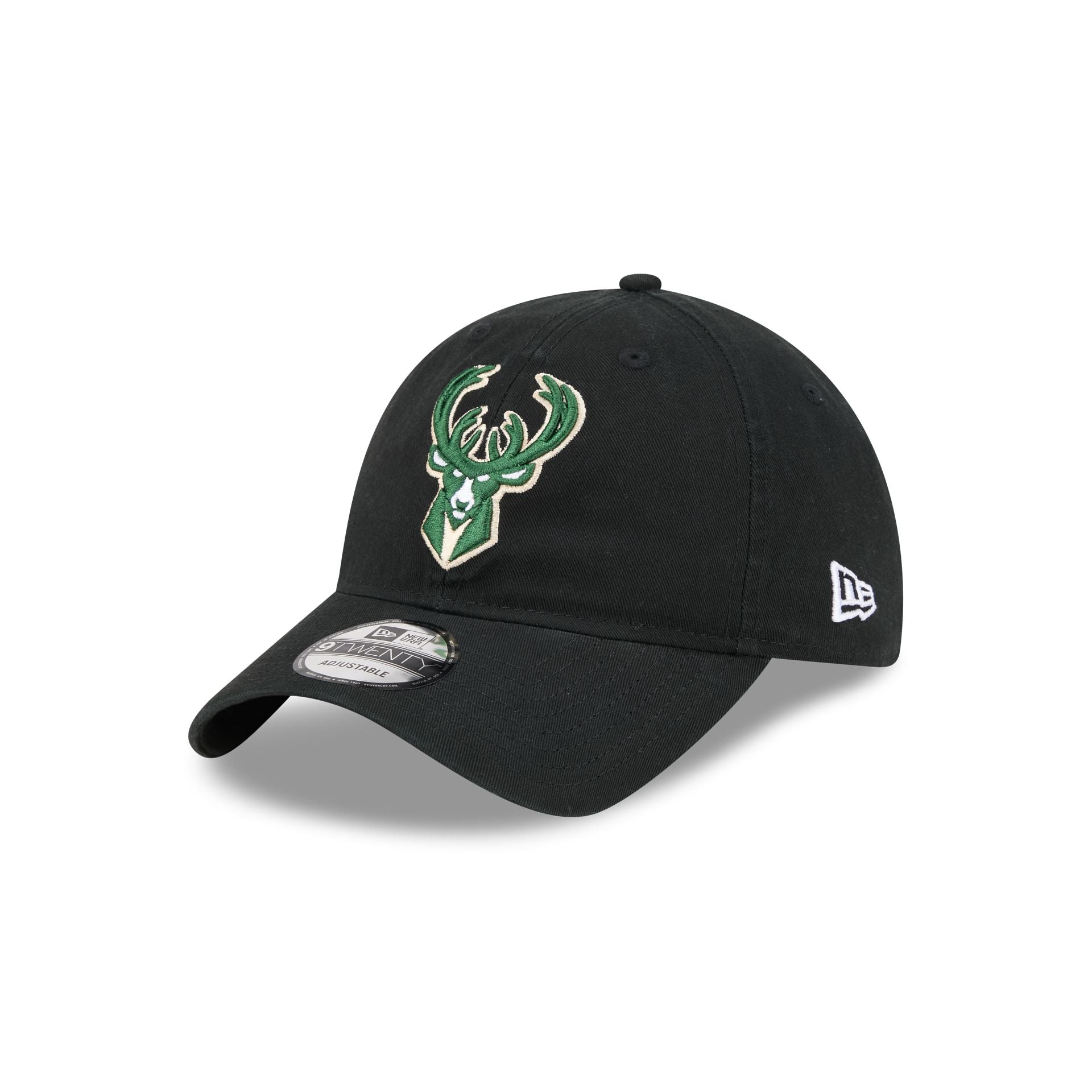 Milwaukee Bucks Black 9TWENTY Adjustable