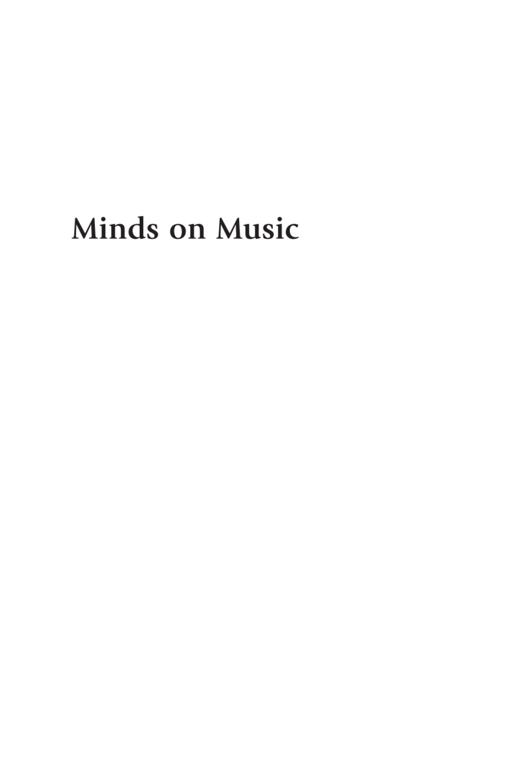 Minds on Music Composition for Creative and Critical Thinking 1st Edition â€“ PDF/EPUB Version Downloadable