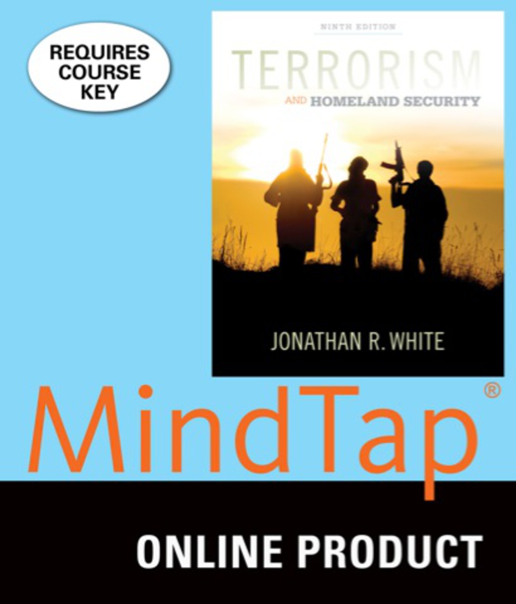 MindTap Criminal Justice for White's Terrorism and Homeland Security 9th Edition â€“ PDF/EPUB Version Downloadable