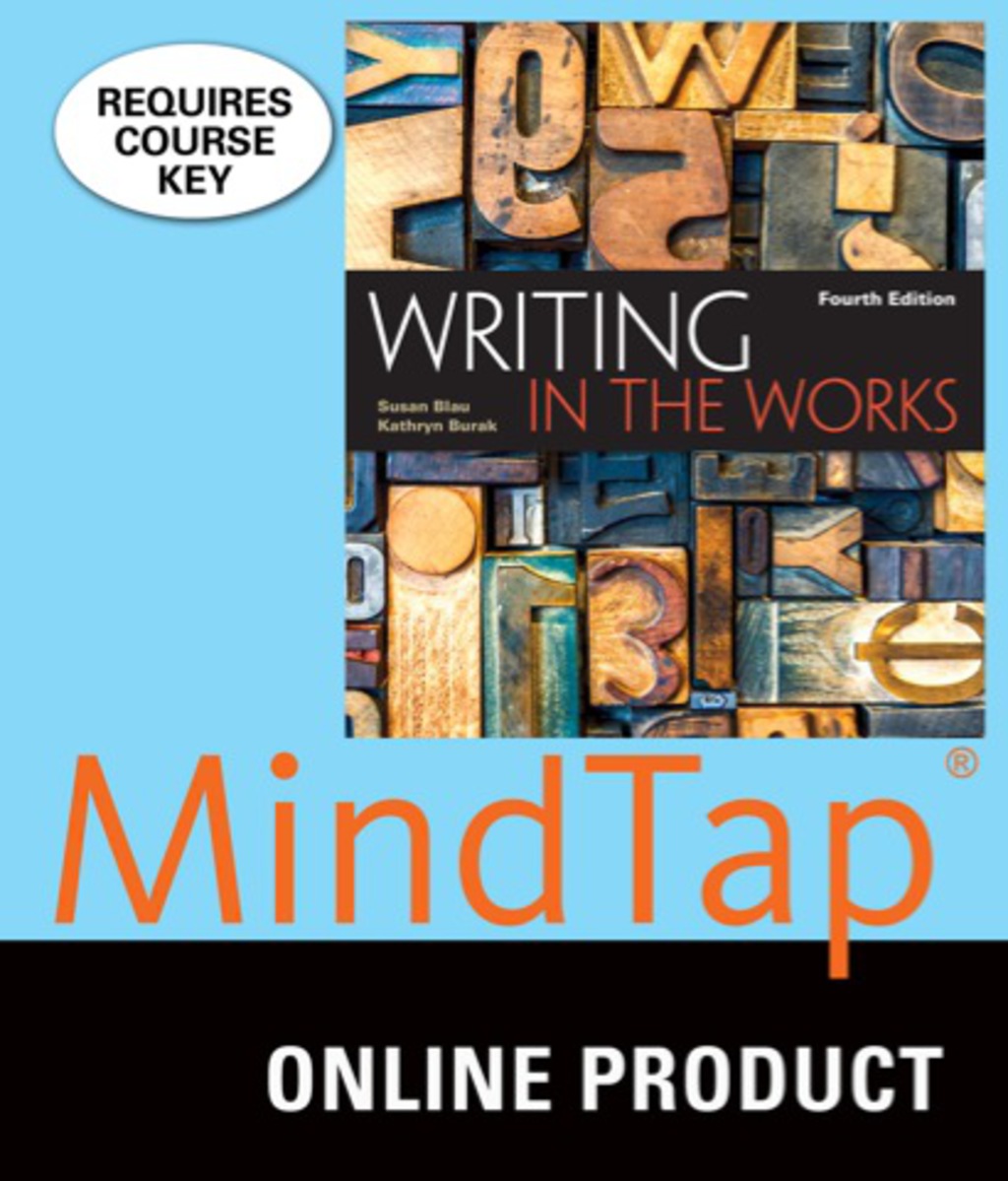 MindTap English for Blau/Burak's Writing in the Works 4th Edition â€“ PDF/EPUB Version Downloadable