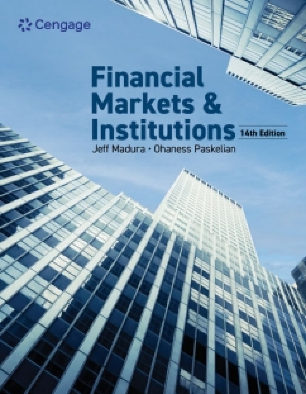 MindTap for Madura/Paskelian's Financial Markets & Institutions, 1 term Instant Access 14th Edition â€“ PDF/EPUB Version Downloadable