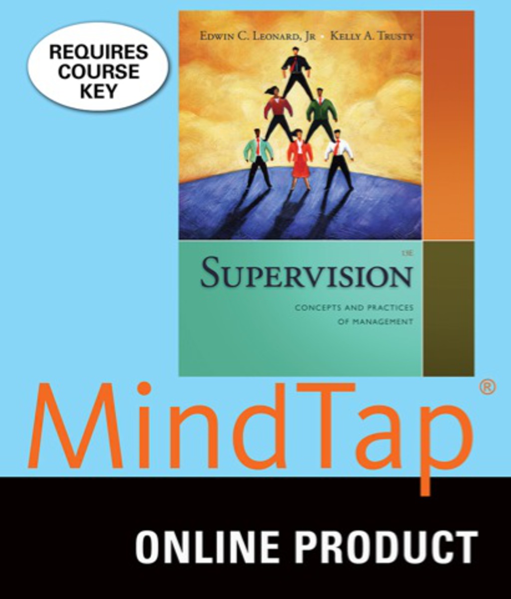 MindTap Management for Leonard/Trusty's Supervision: Concepts and Practices of Management 13th Edition â€“ PDF/EPUB Version Downloadable