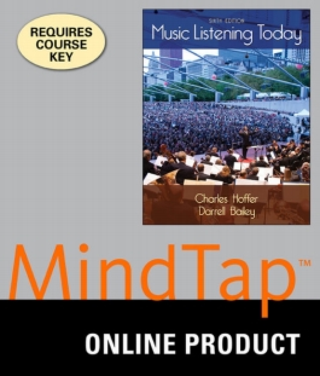 MindTap Music for Hoffer/Bailey's Music Listening Today 6th Edition â€“ PDF/EPUB Version Downloadable