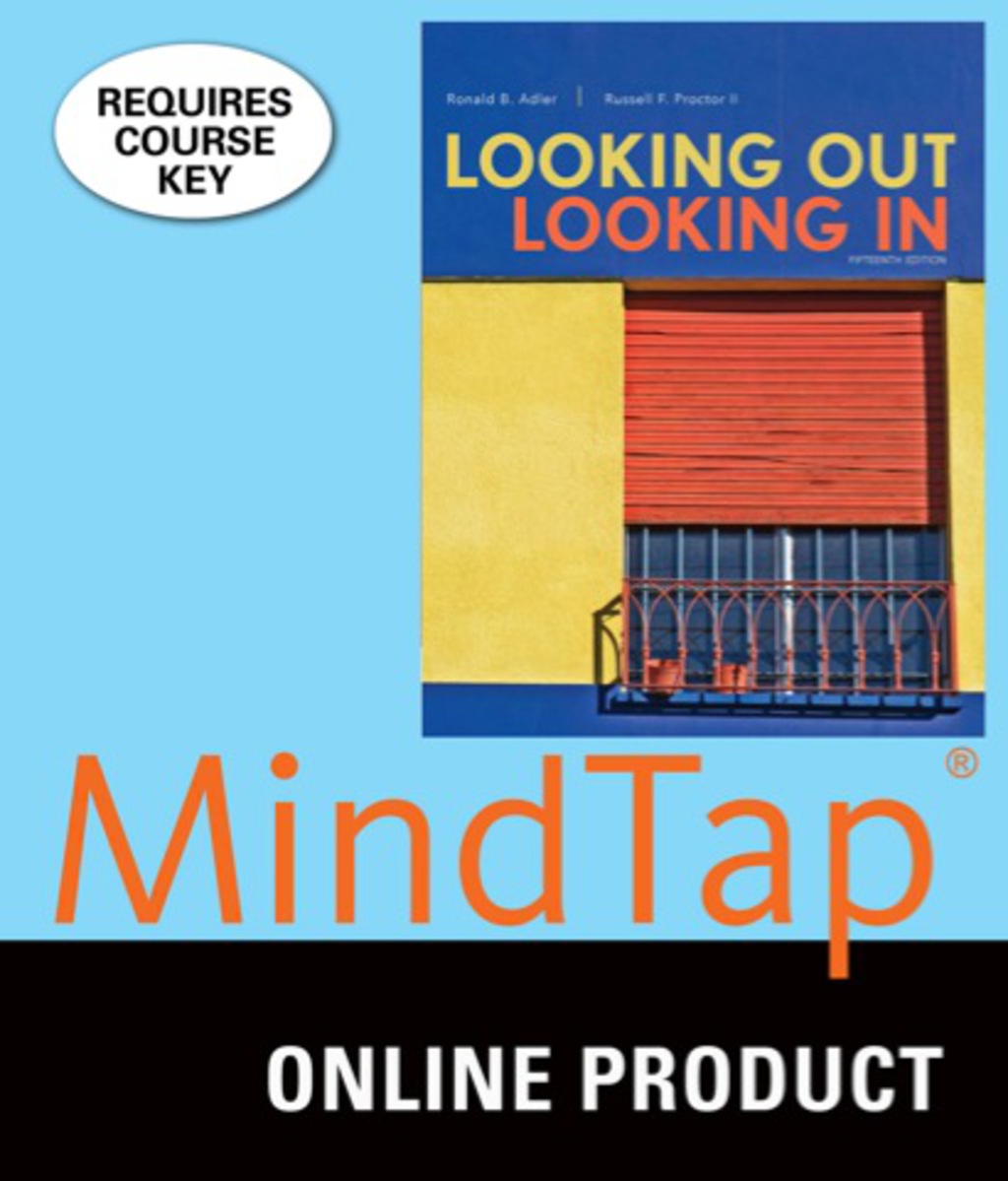 MindTap Speech for Adler/Proctor's Looking Out, Looking In 15th Edition â€“ PDF/EPUB Version Downloadable