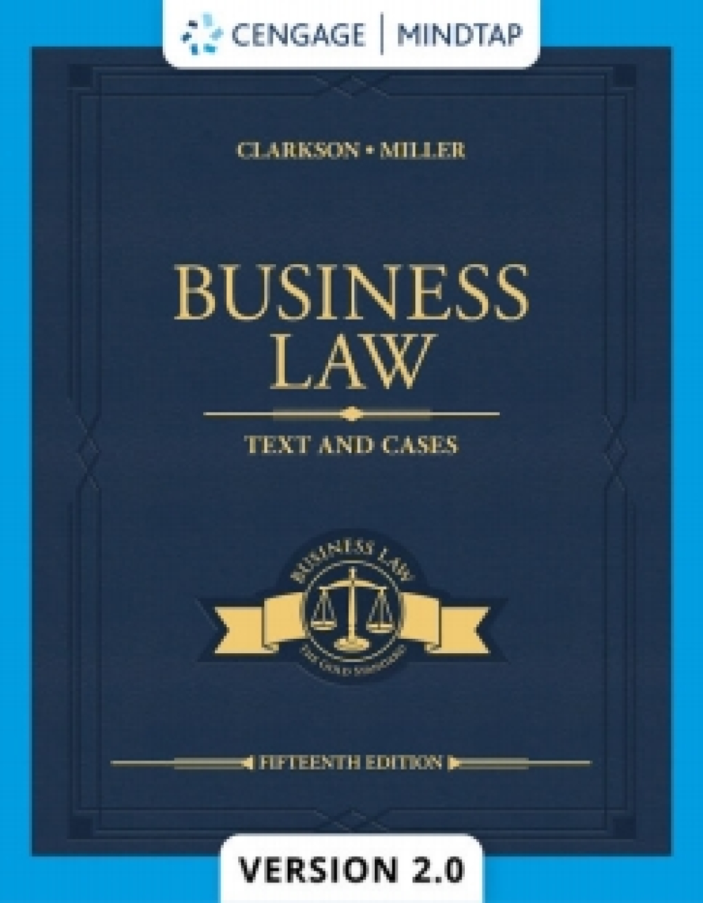MindTapV2.0 for Clarkson/Miller's Business Law: Text & Cases 15th Edition â€“ PDF/EPUB Version Downloadable