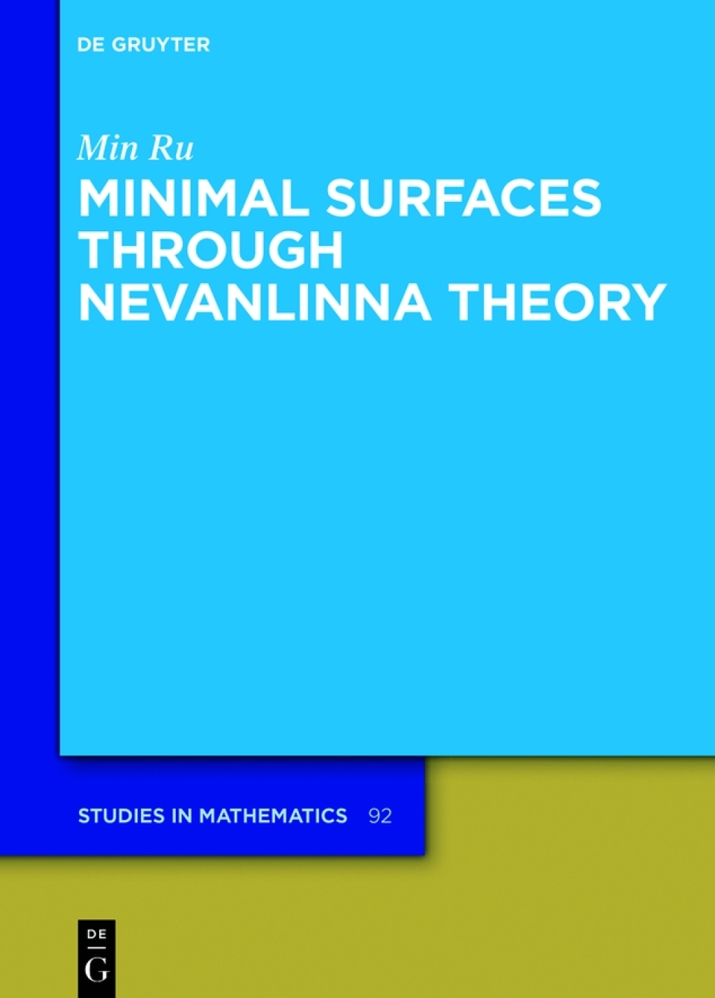 Minimal Surfaces through Nevanlinna Theory 1st Edition â€“ PDF/EPUB Version Downloadable