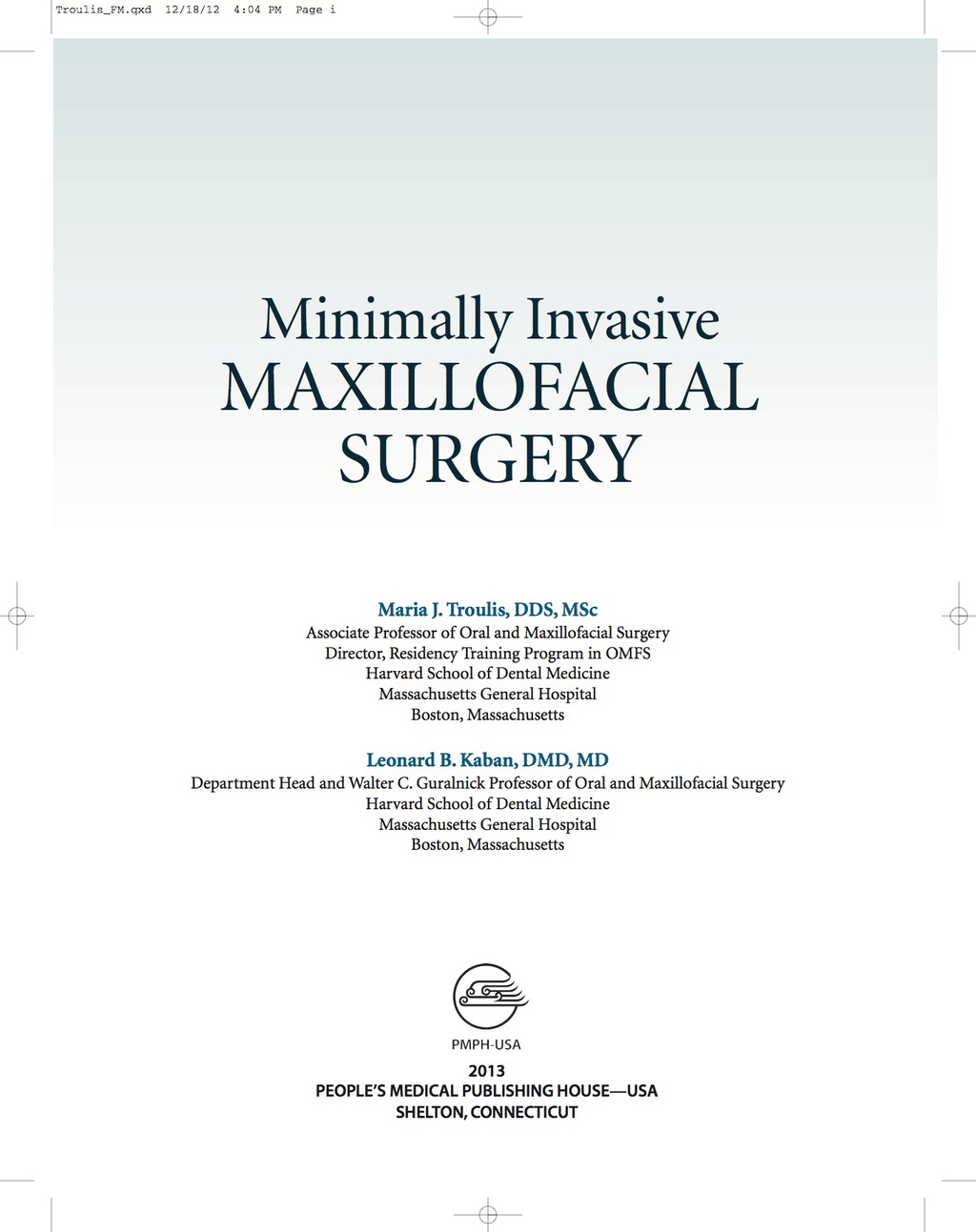 Minimally Invasive Maxillofacial Surgery  â€“ PDF/EPUB Version Downloadable