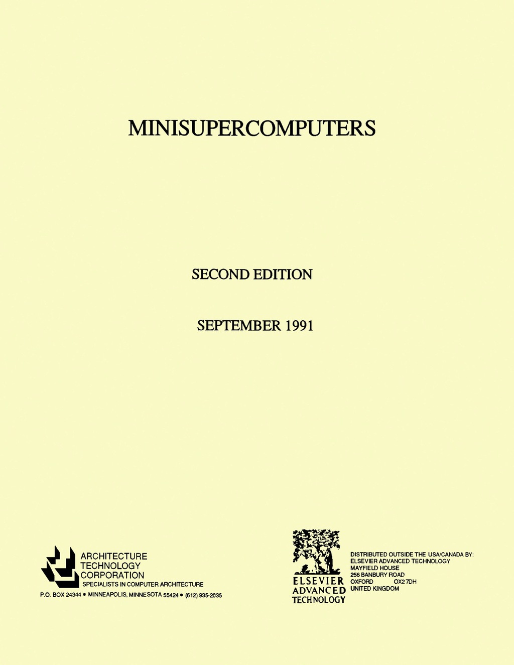 Minisupercomputers  â€“ PDF/EPUB Version Downloadable