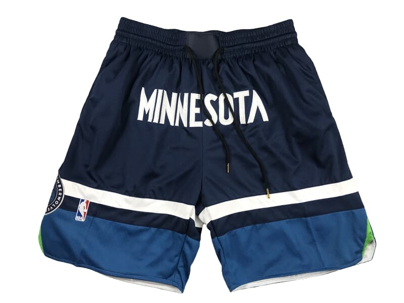 Minnesota Timberwolves Icon Swingman Navy Shorts - Basketball Shorts Store