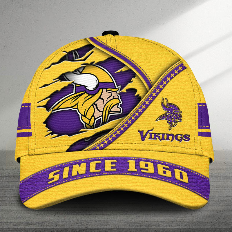 Minnesota Vikings 3D Logo Cap