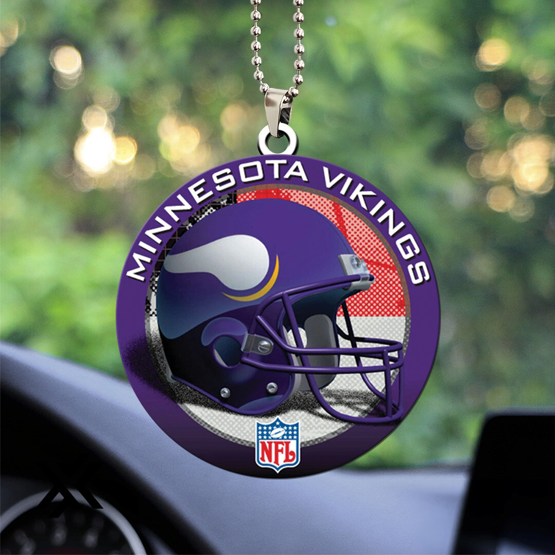 Minnesota Vikings Custom 2-Sided Acrylic Car Ornament
