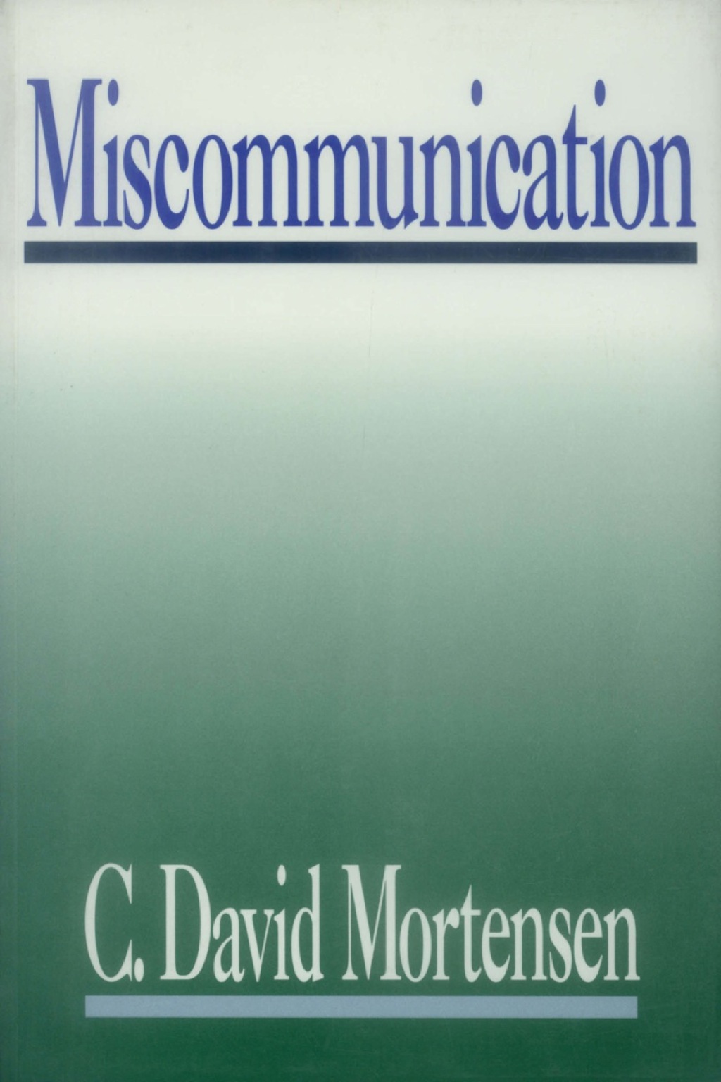 Miscommunication 1st Edition â€“ PDF/EPUB Version Downloadable