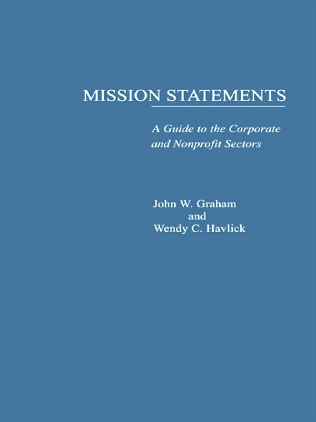 Mission Statements 1st Edition â€“ PDF/EPUB Version Downloadable