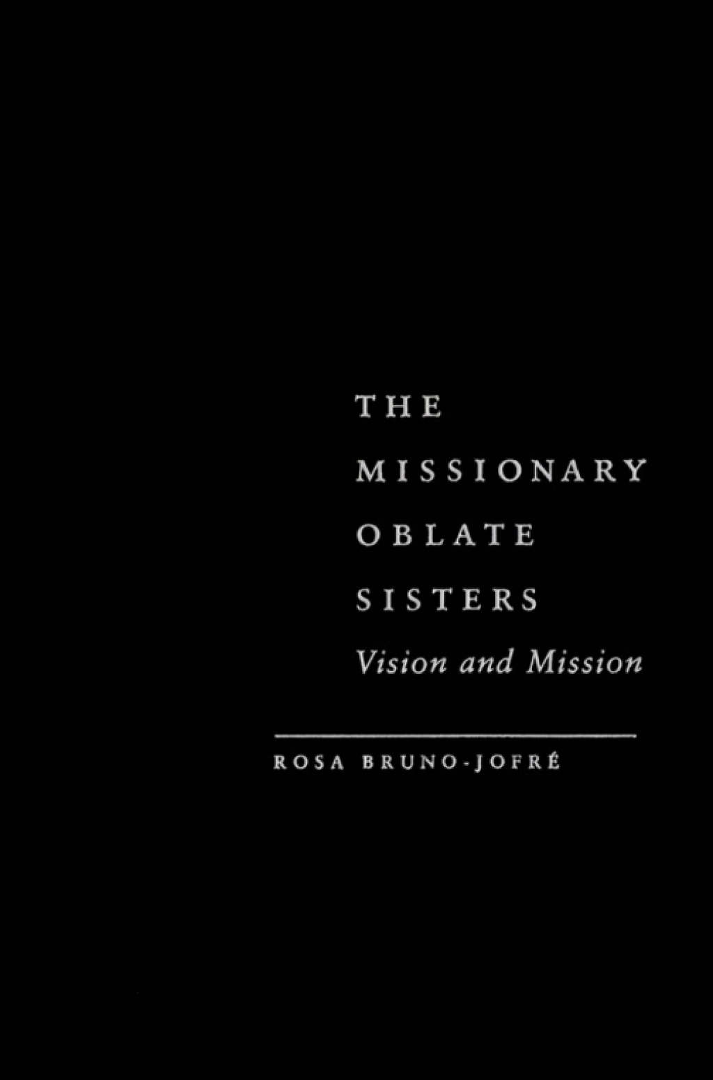 Missionary Oblate Sisters Vision and Mission  â€“ PDF/EPUB Version Downloadable