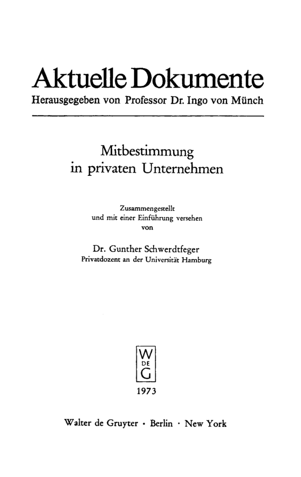 Mitbestimmung in privaten Unternehmen 1st Edition â€“ PDF/EPUB Version Downloadable