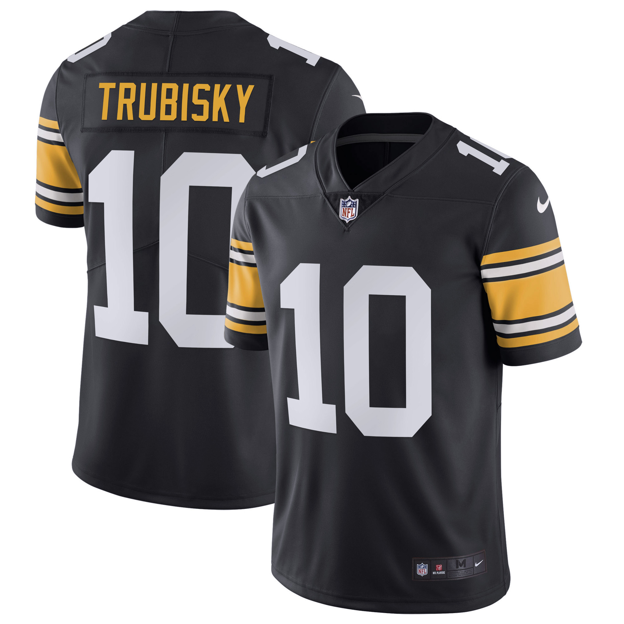Mitchell Trubisky Men's Pittsburgh Steelers Alternate Vapor Untouchable Limited - Black - All Stitched Alternate Vapor Jersey - All Stitched