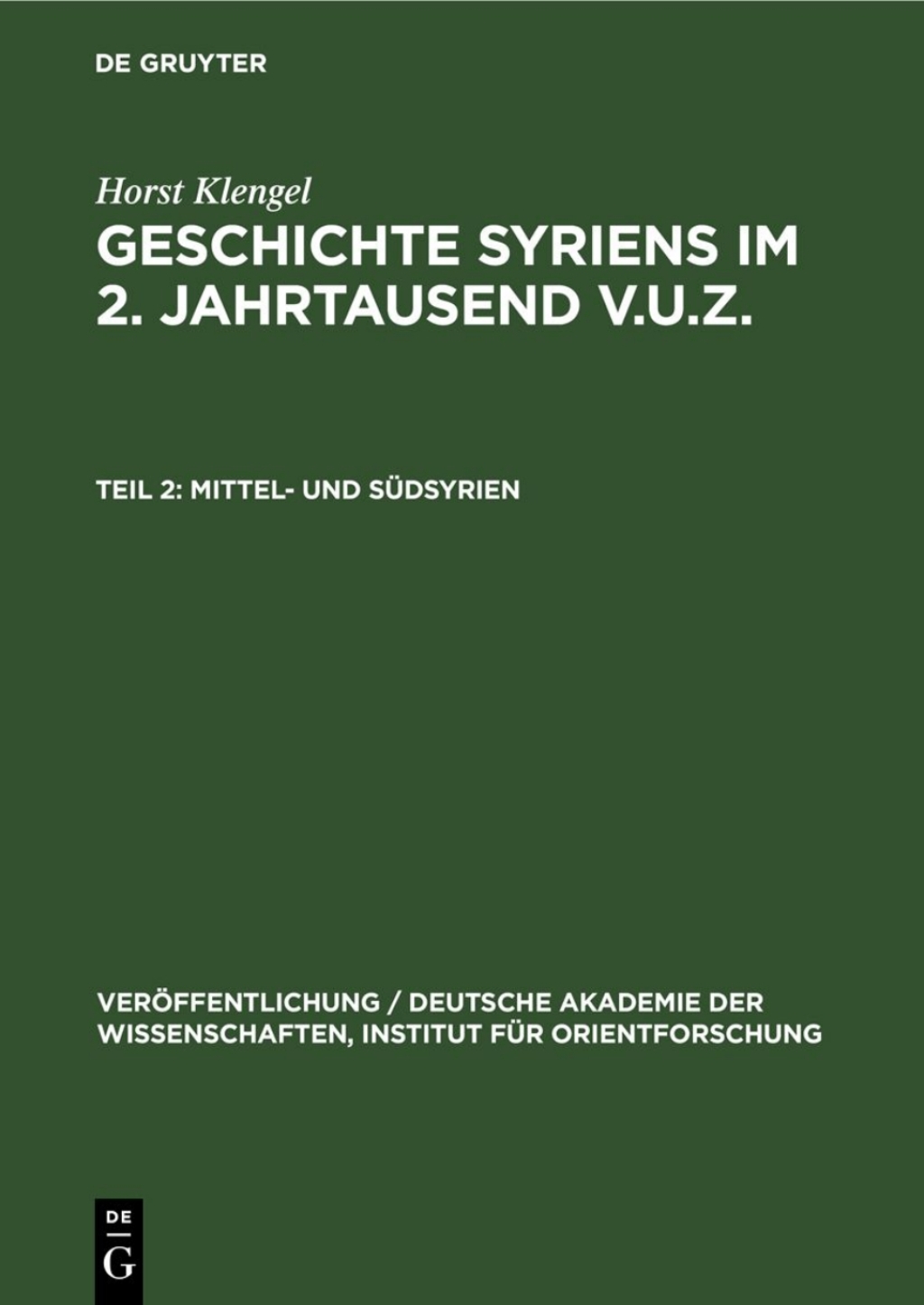 Mittel- und SÃ¼dsyrien 1st Edition â€“ PDF/EPUB Version Downloadable