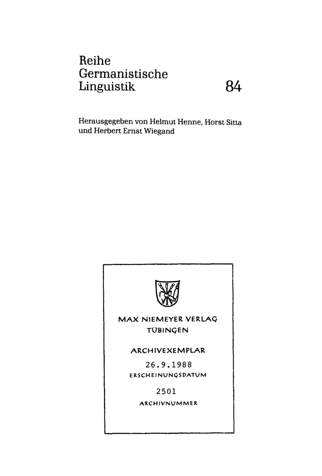 Mittelhochdeutsches WÃ¶rterbuch in der Diskussion Symposion zur Mittelhochdeutschen Lexikographie, Hamburg, Oktober 1985 1st Edition â€“ PDF/EPUB Version Downloadable