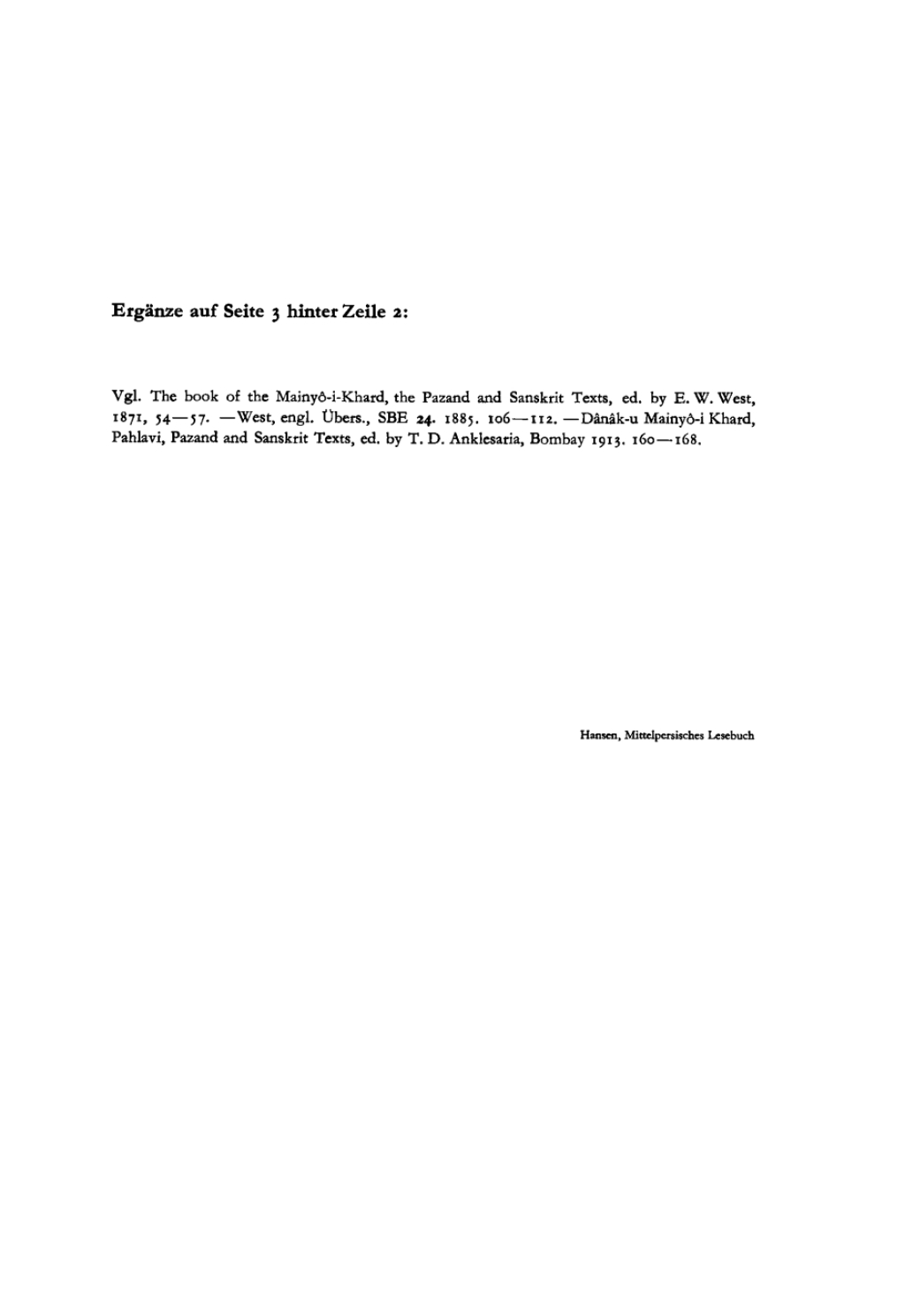 Mittelpersisches Lesebuch 1st Edition â€“ PDF/EPUB Version Downloadable