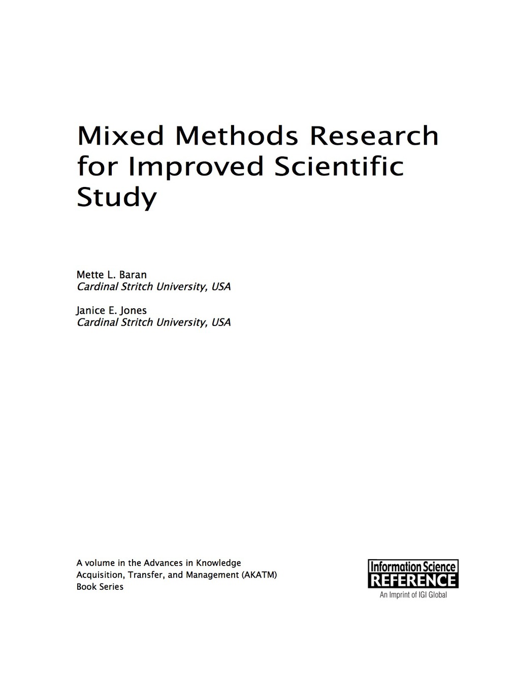 Mixed Methods Research for Improved Scientific Study  â€“ PDF/EPUB Version Downloadable