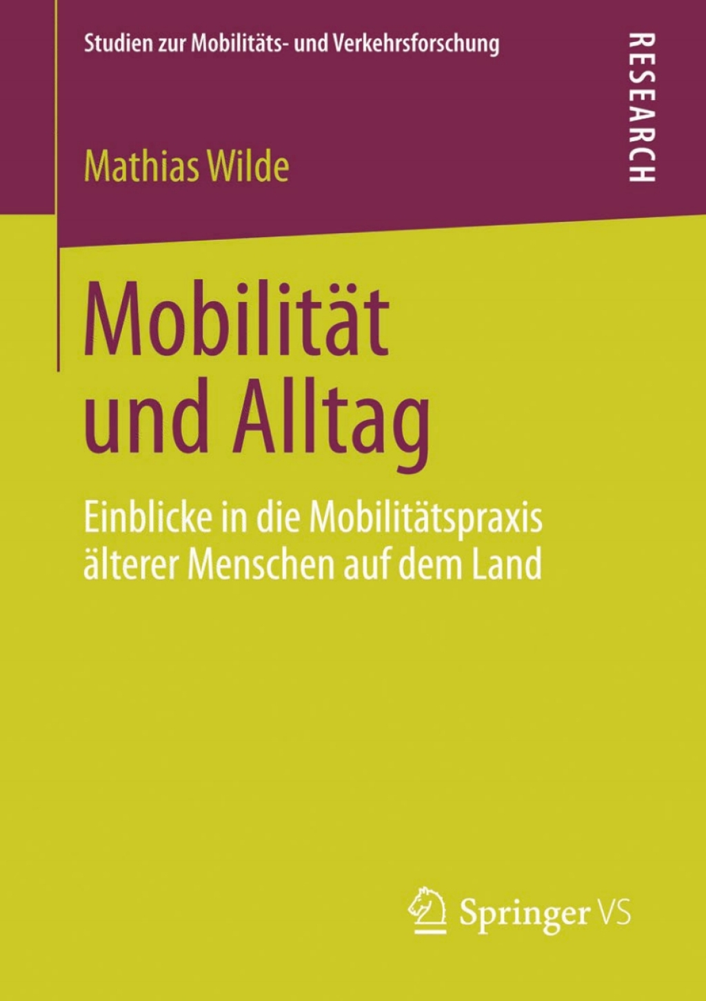 MobilitÃ¤t und Alltag Einblicke in die MobilitÃ¤tspraxis Ã¤lterer Menschen auf dem Land  â€“ PDF/EPUB Version Downloadable