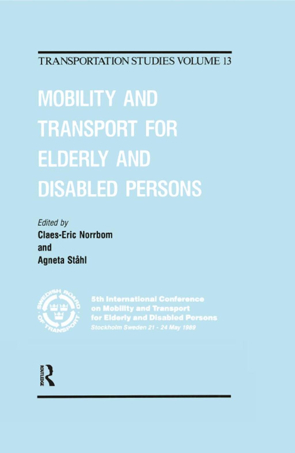 Mobility and Transport for Elderly and Disabled Patients 1st Edition â€“ PDF/EPUB Version Downloadable