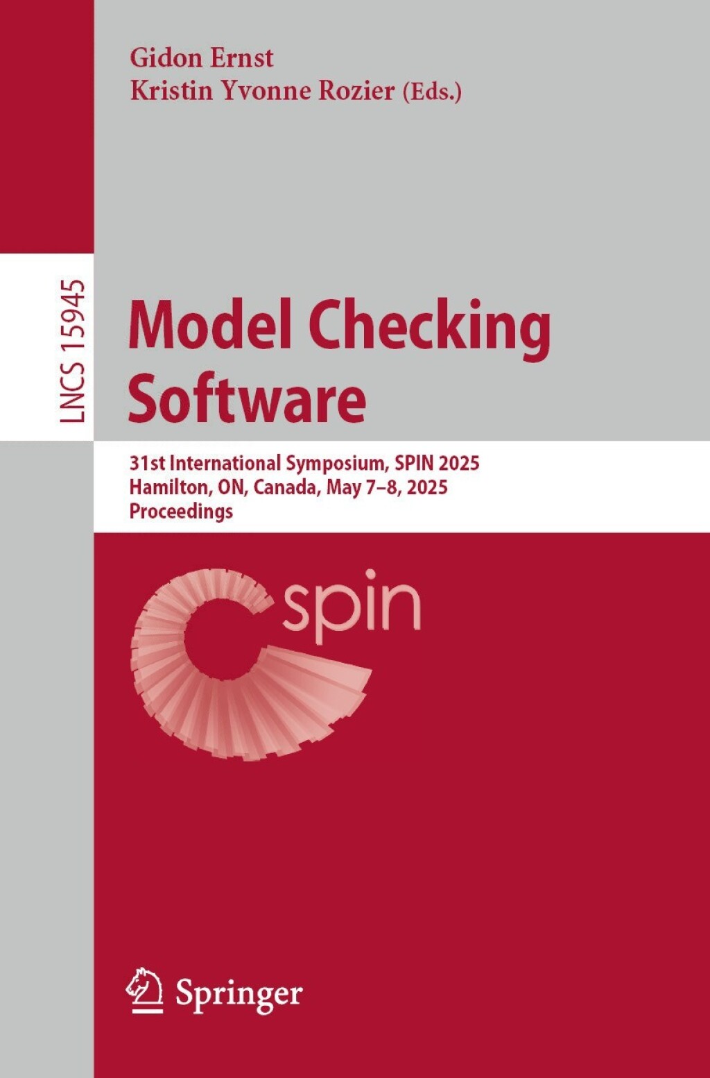 Model Checking Software 31st International Symposium, SPIN 2025, Hamilton, ON, Canada, May 7â€“8, 2025, Proceedings  â€“ PDF/EPUB Version Downloadable