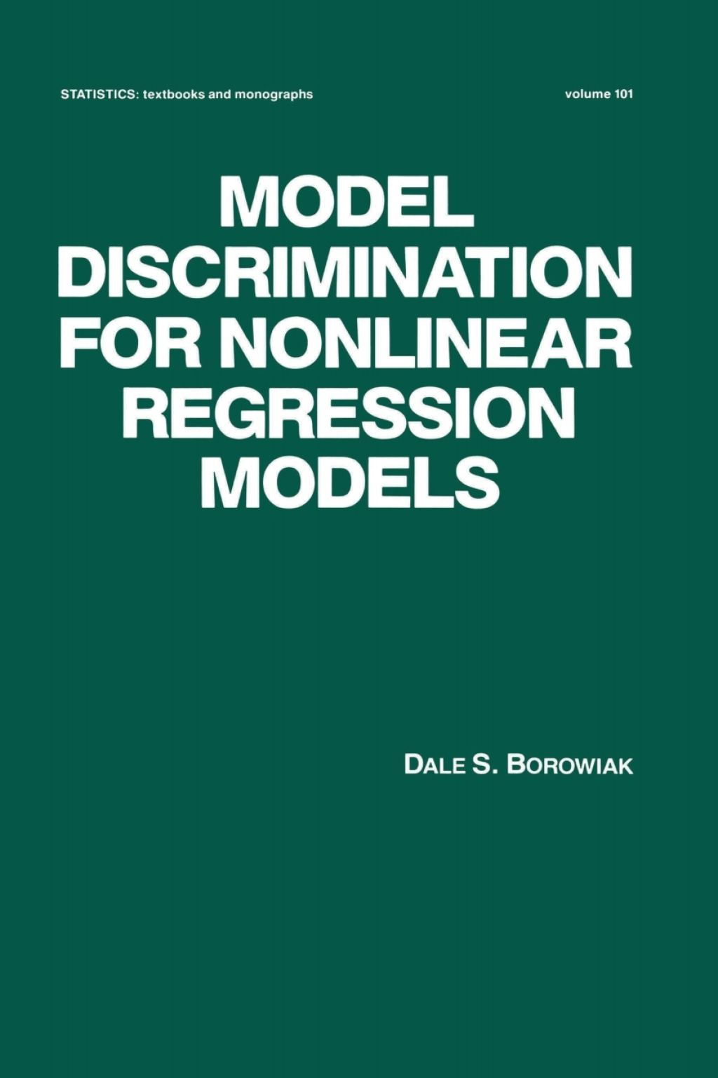 Model Discrimination for Nonlinear Regression Models 1st Edition â€“ PDF/EPUB Version Downloadable